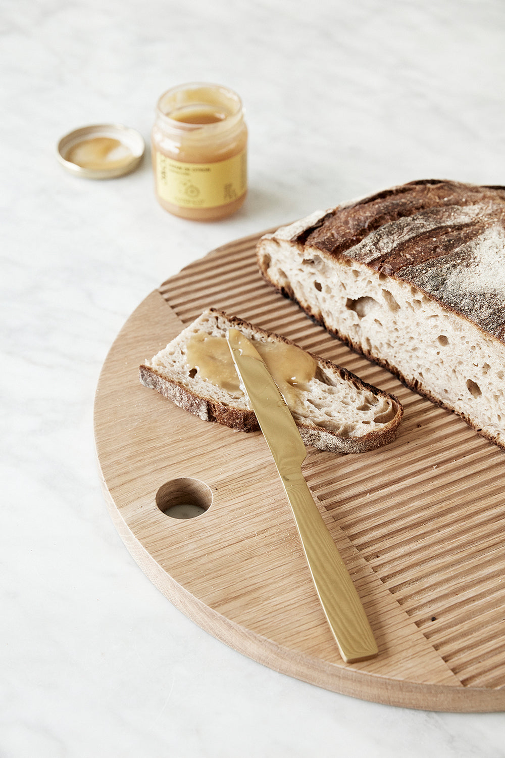 Monarch-leikkuulaudat Pyöreä Natural (2 kpl sarja) - ø33xh2, ø40xh2cm