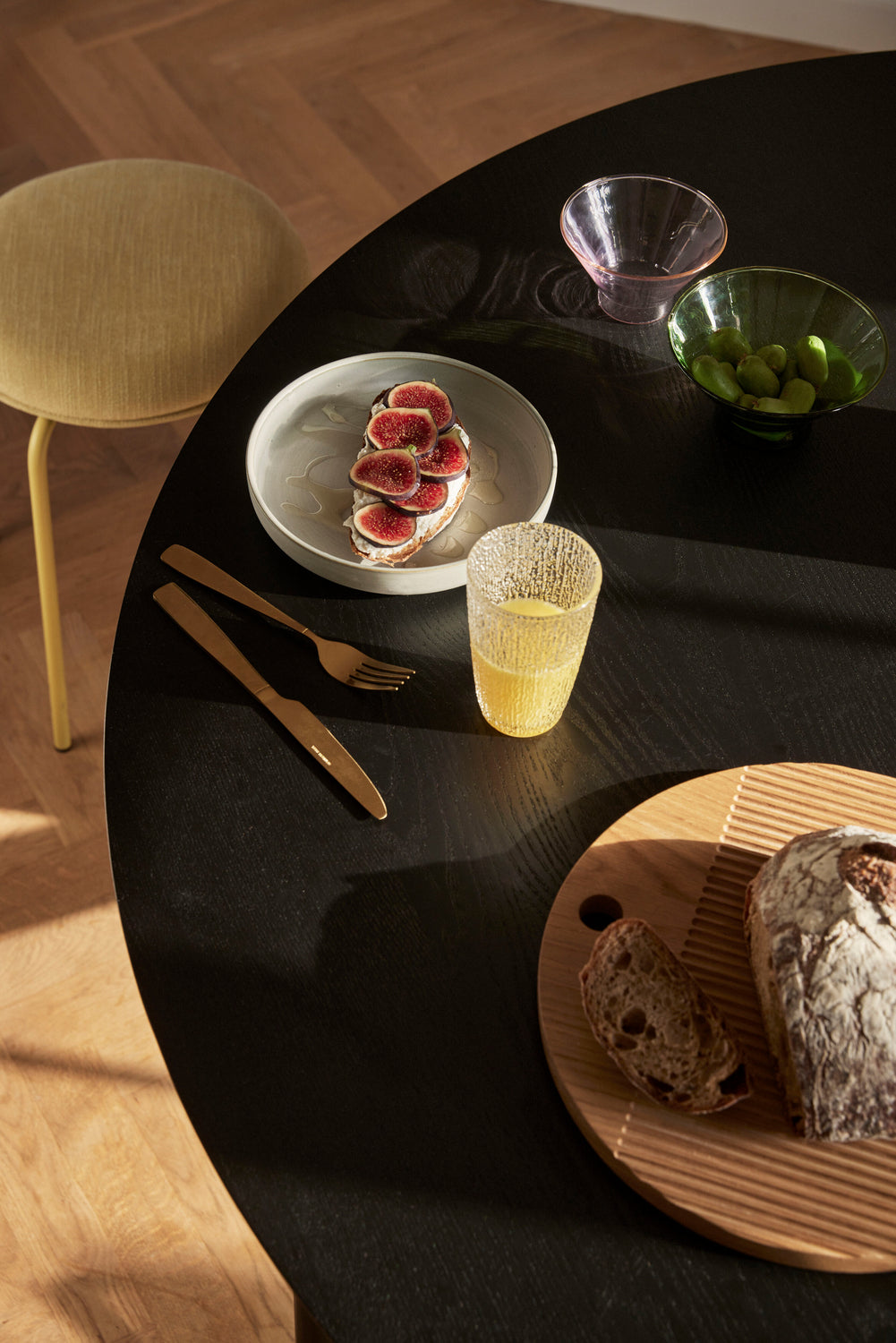 Monarch-leikkuulaudat Pyöreä Natural (2 kpl sarja) - ø33xh2, ø40xh2cm