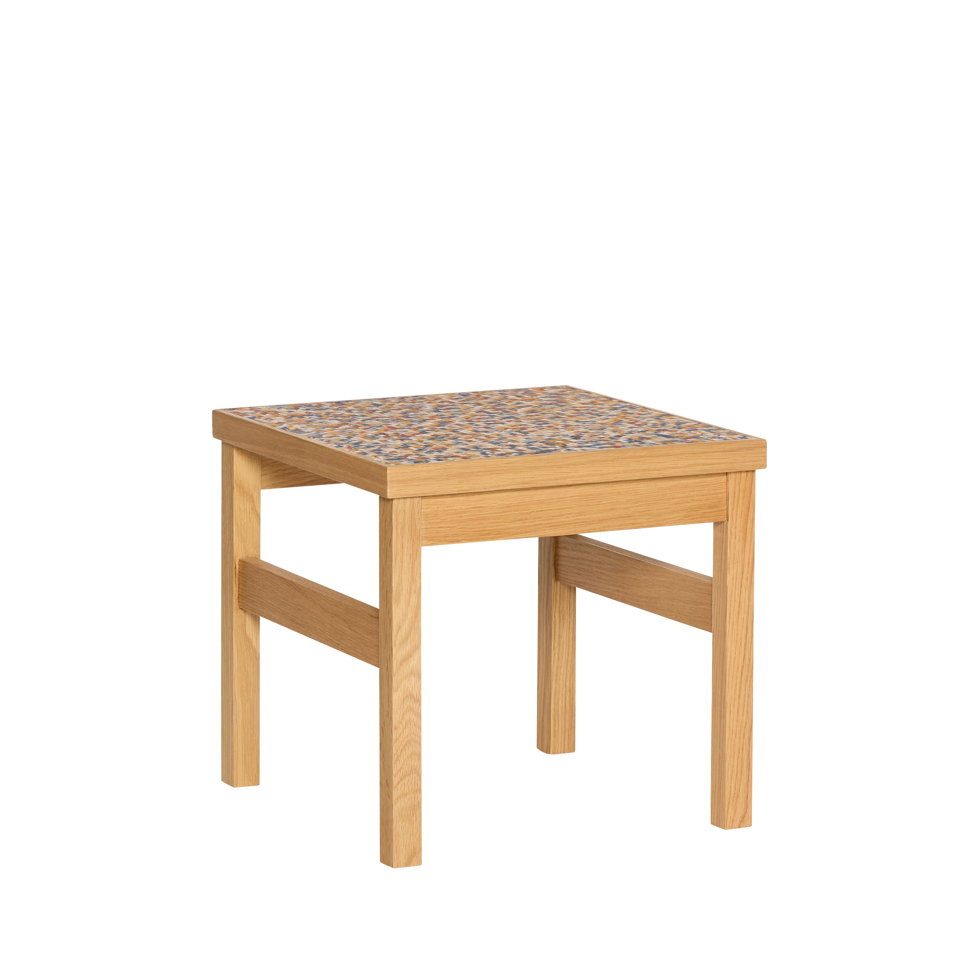 Konfetti-sivupöytä monivärinen - 40x40xh38cm