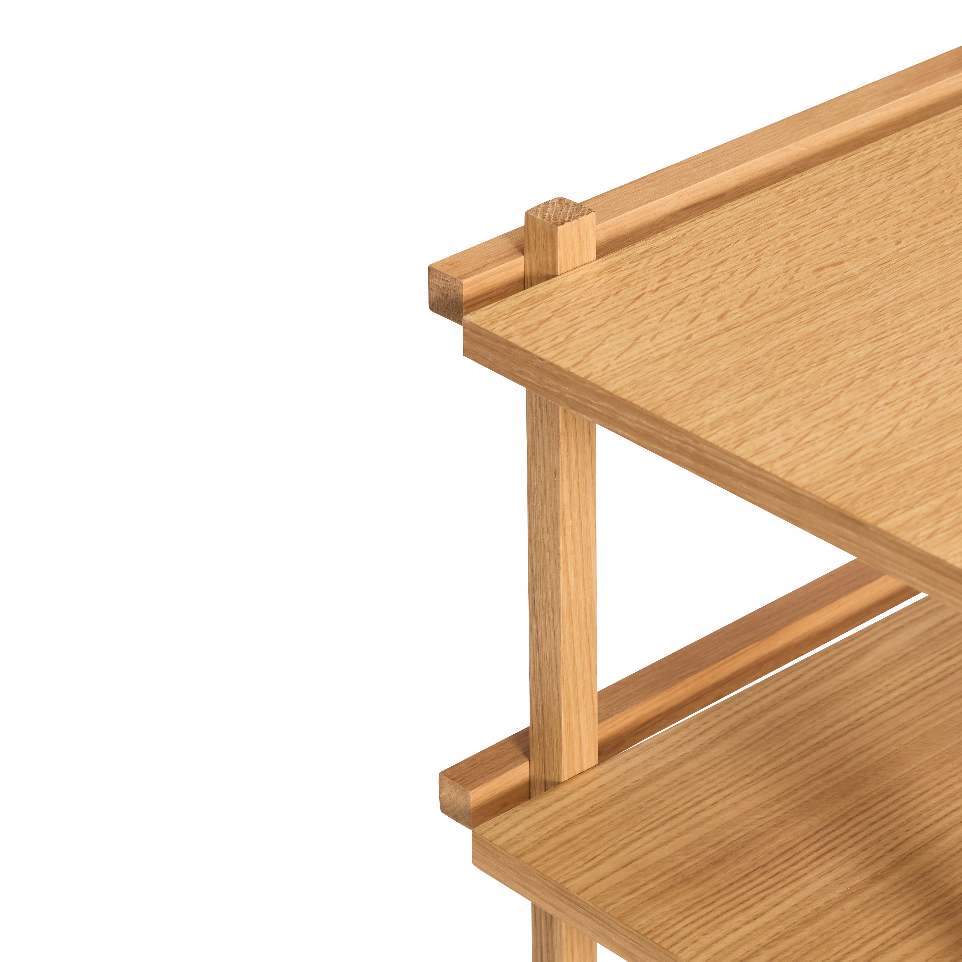 Crayon Rolling Pöytä Natural - 70x38xh70cm