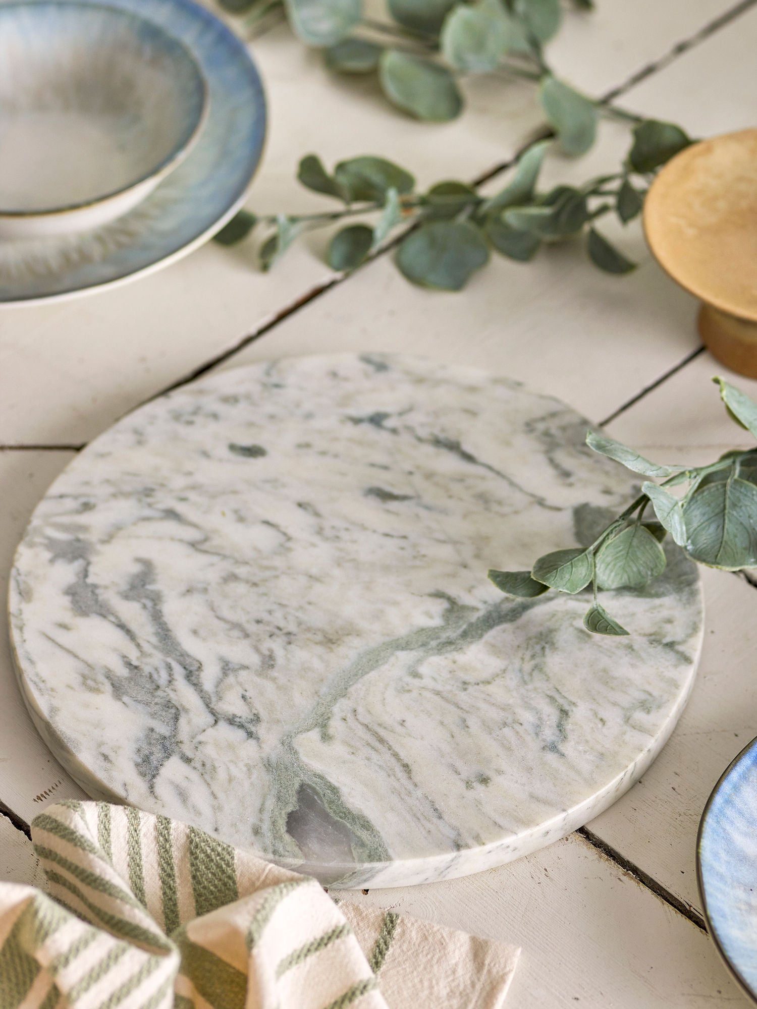 Bloomingville Camer -leikkauslauta, vihreä, marmori