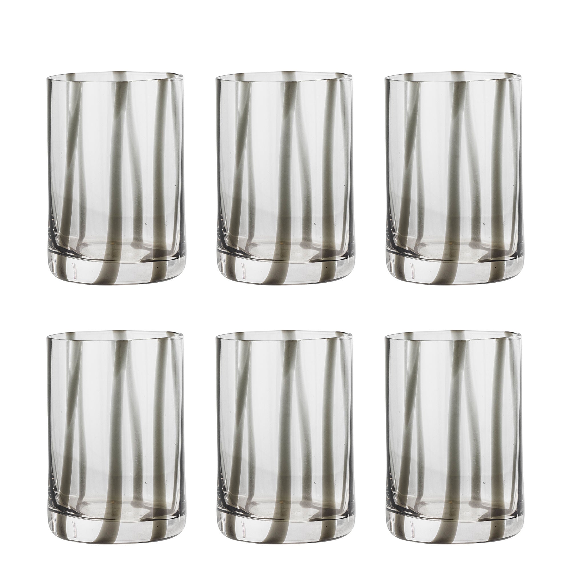 Bloomingville Silja juomalasi, multip, musta, lasi