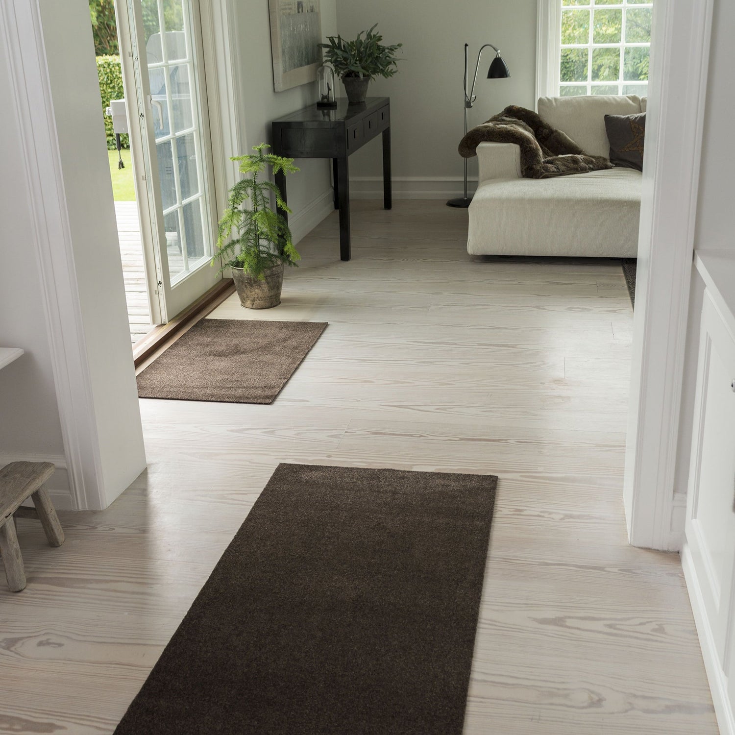 TÆPPE/MÅTTE 67 x 200 cm - UNI COLOR/BROWN - Tica Copenhagen - DesignGaragen.dk