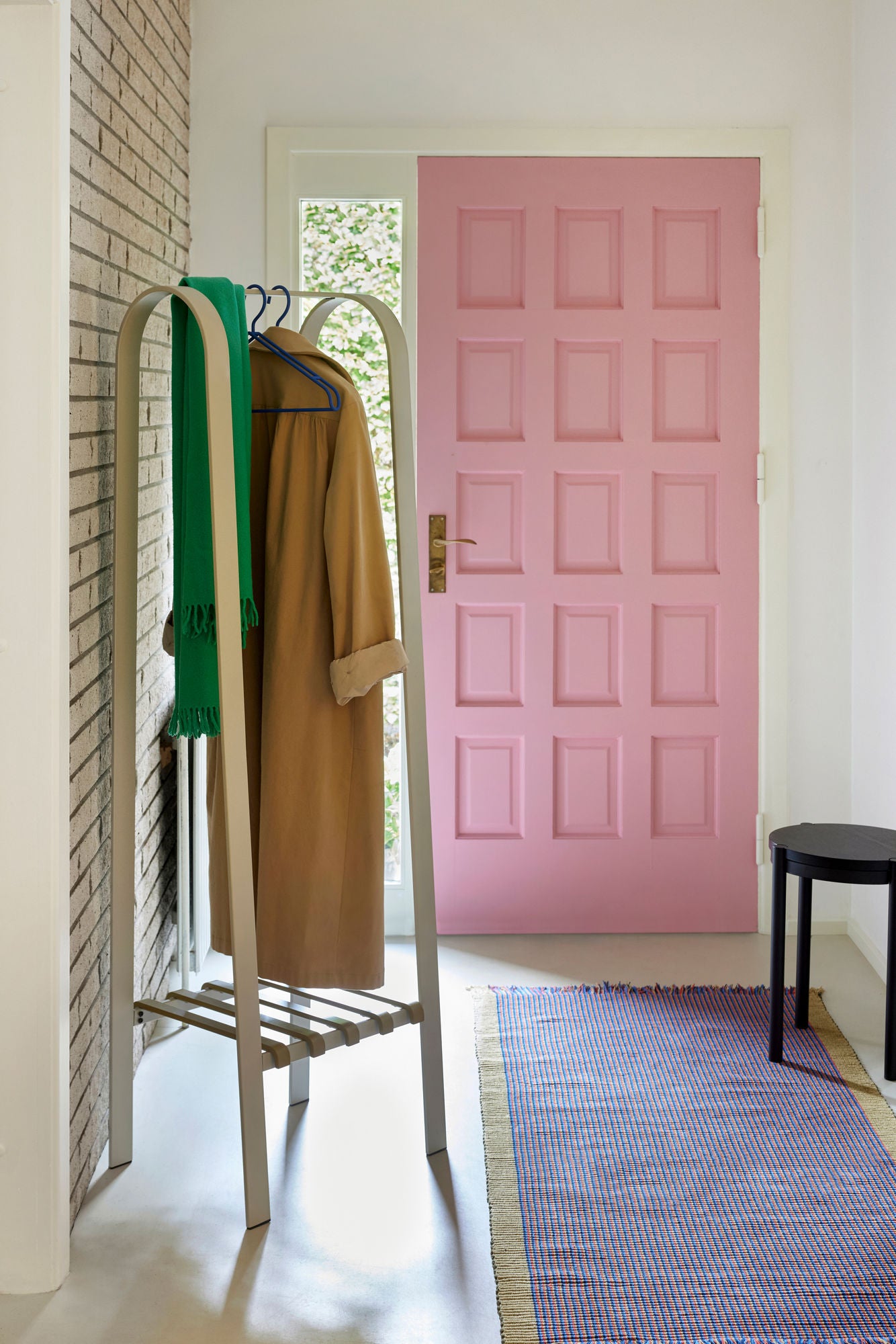 Hübsch Semper vaatekappale harmaa/oliivinvihreä