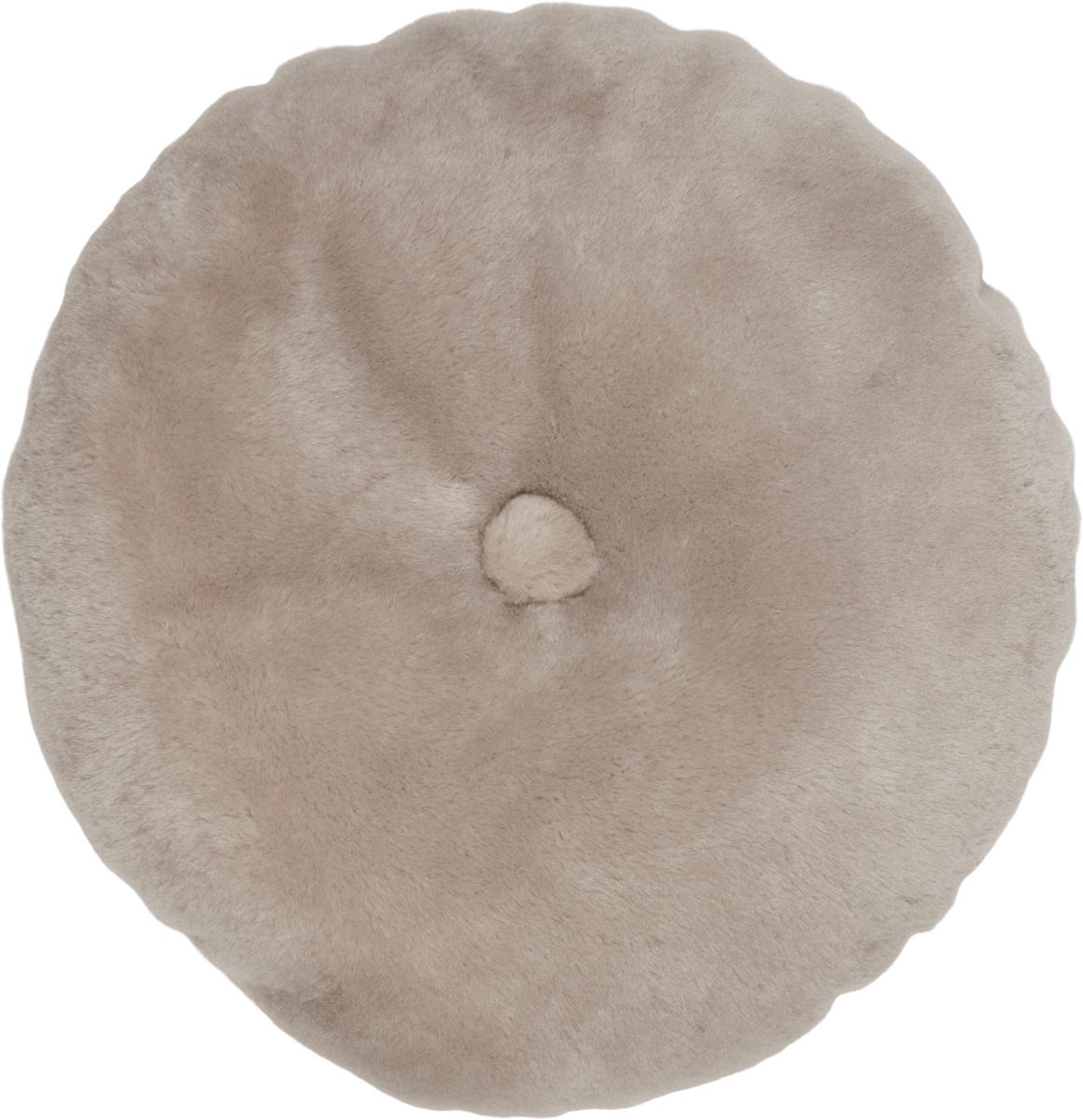 Lampaannahkainen tyyny | Mokasiini | Kaksipuolinen | Ø 45 cm