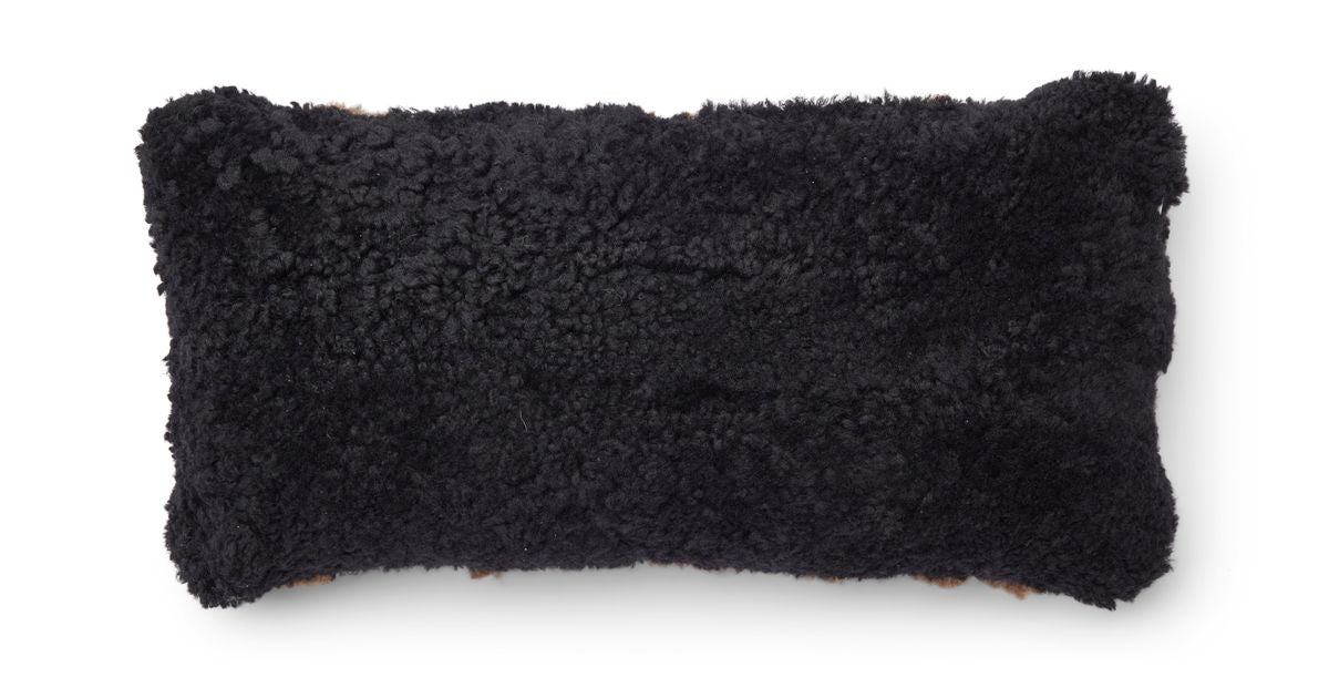 Zebra lampaannahkainen tyyny | Lyhytkarvainen | Uusi-Seelanti | Kaksipuolinen | 30x60 cm