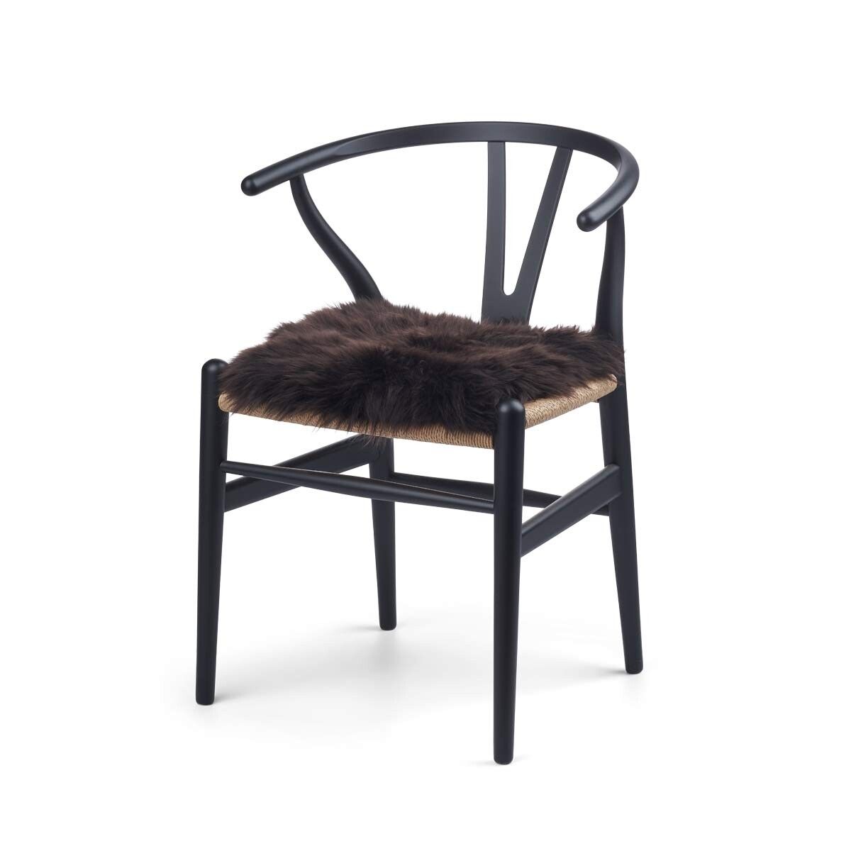 Nollajäteinen istuintyyny | Pitkäkarvainen | Uusi-Seelanti | 35x35 cm