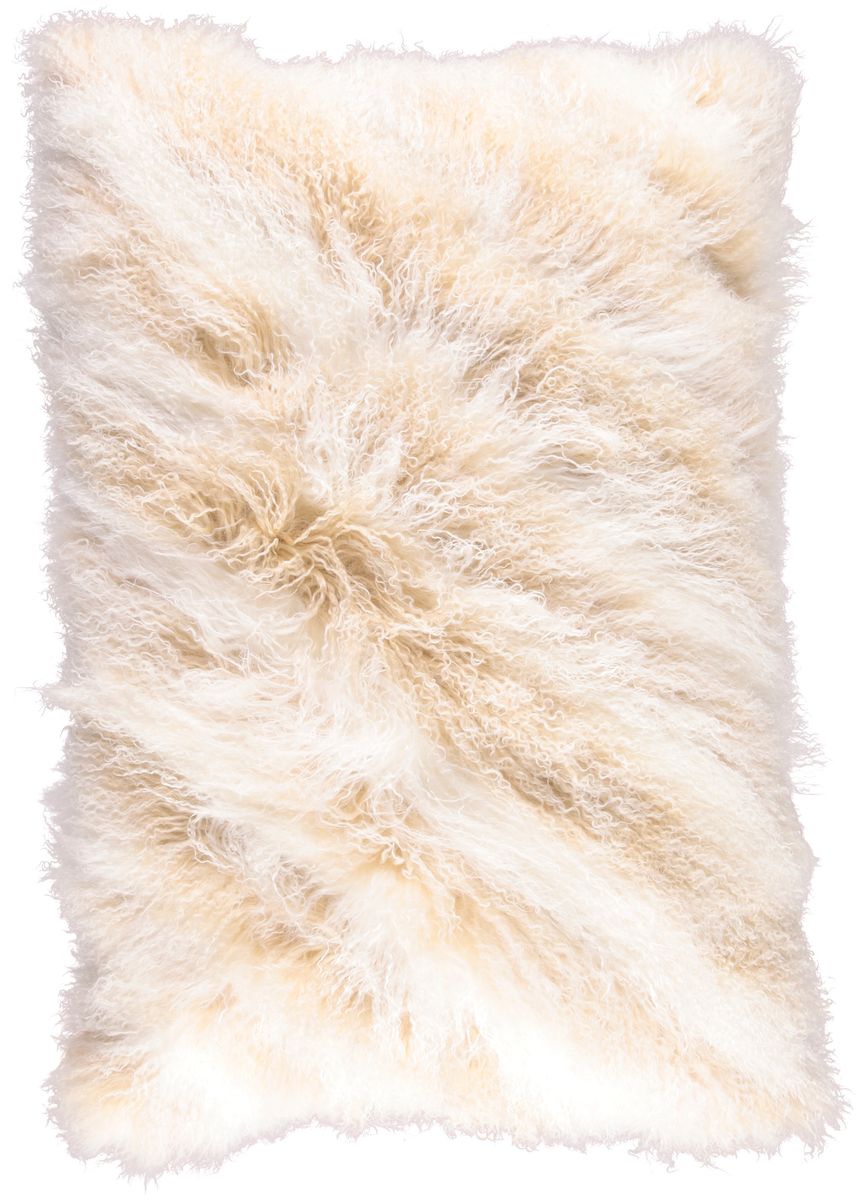 Lampaannahkainen tyyny | Kihara | Tiibet | 60x90 cm