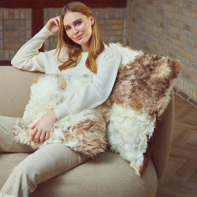 Lampaannahkainen tyyny | Toscana | Kaksipuolinen