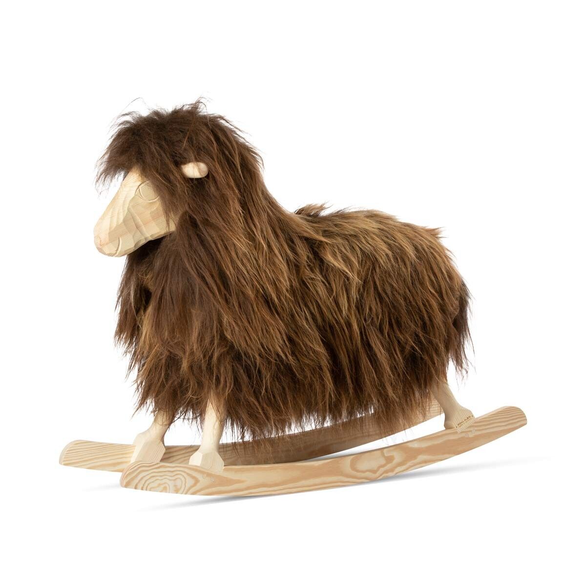 Manray Povl Kjer Design | Pitkäkarvainen lampaannahka | Iso P85xL25xK60 cm