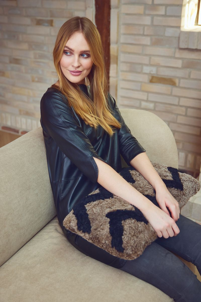 Siksakin karitsannahkainen tyyny | Lyhytkarvainen | Uusi-Seelanti | Kaksipuolinen