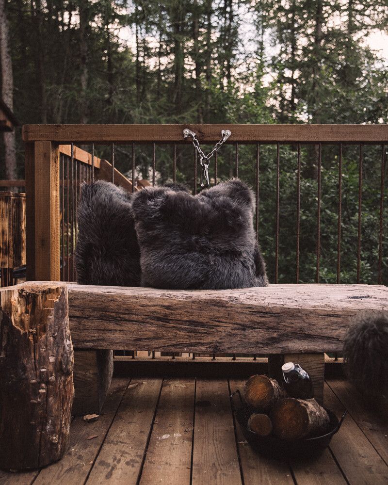 Lampaannahkainen tyyny | Pitkäkarvainen | Uusi-Seelanti | Kaksipuolinen | 45x45 cm