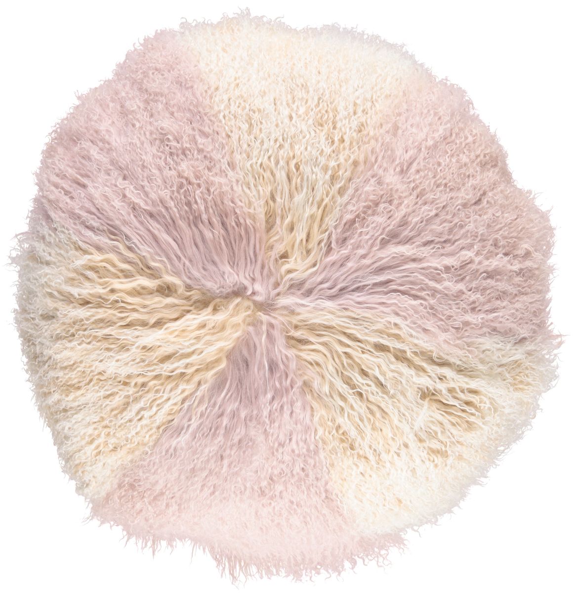 Lampaannahkainen tyyny | Kihara | Tiibet | Ø45 cm, Ø62 cm & Ø38 cm