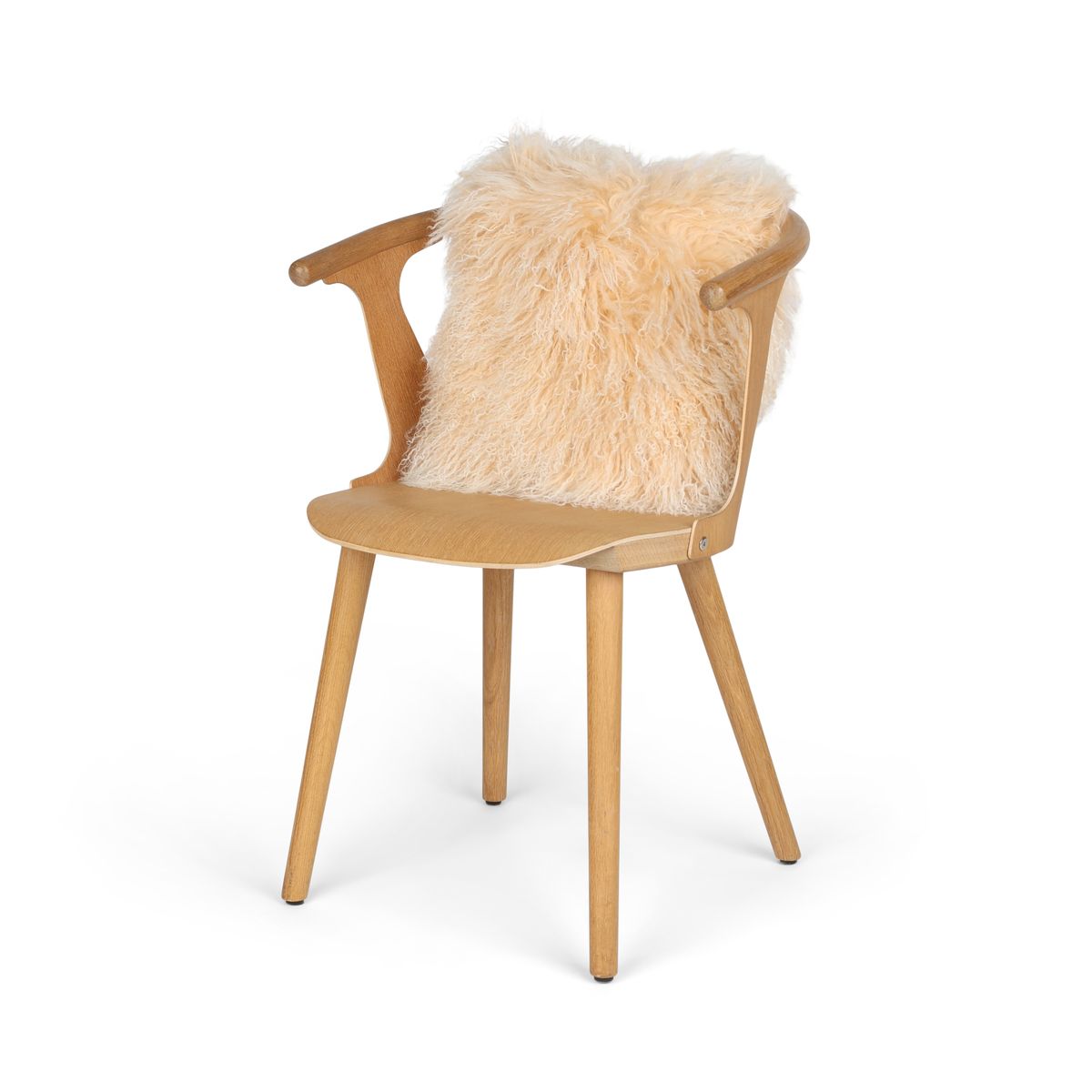 Lampaannahkainen tyyny | Kihara | Tiibet | 40x40 cm