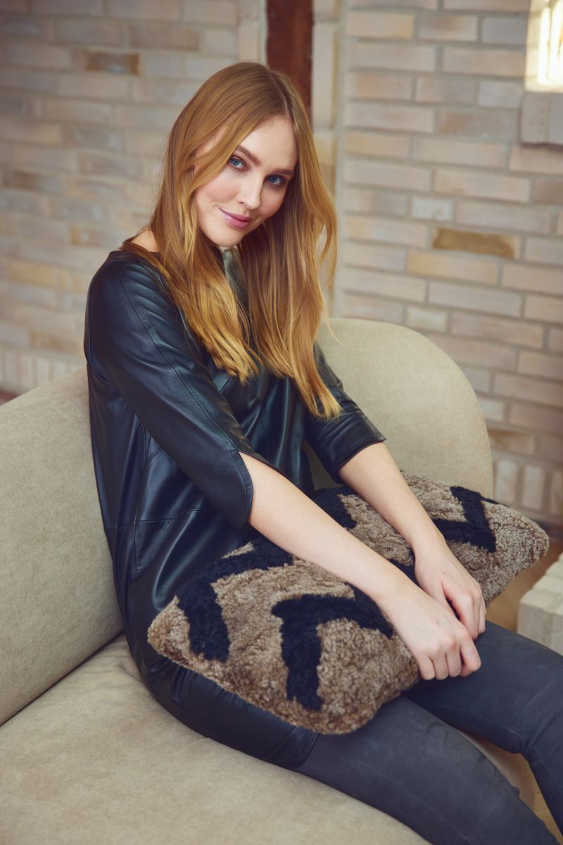 Siksakin karitsannahkainen tyyny | Lyhytkarvainen | Uusi-Seelanti | Kaksipuolinen