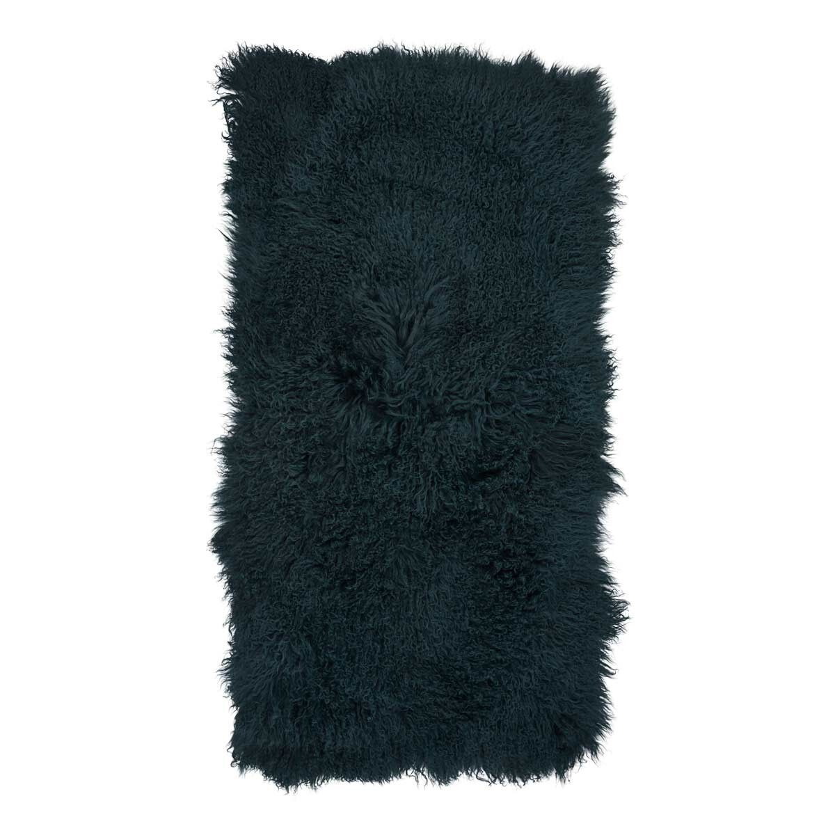 Lampaannahkainen ruudullinen | Kihara | Tiibet | 60x120 cm