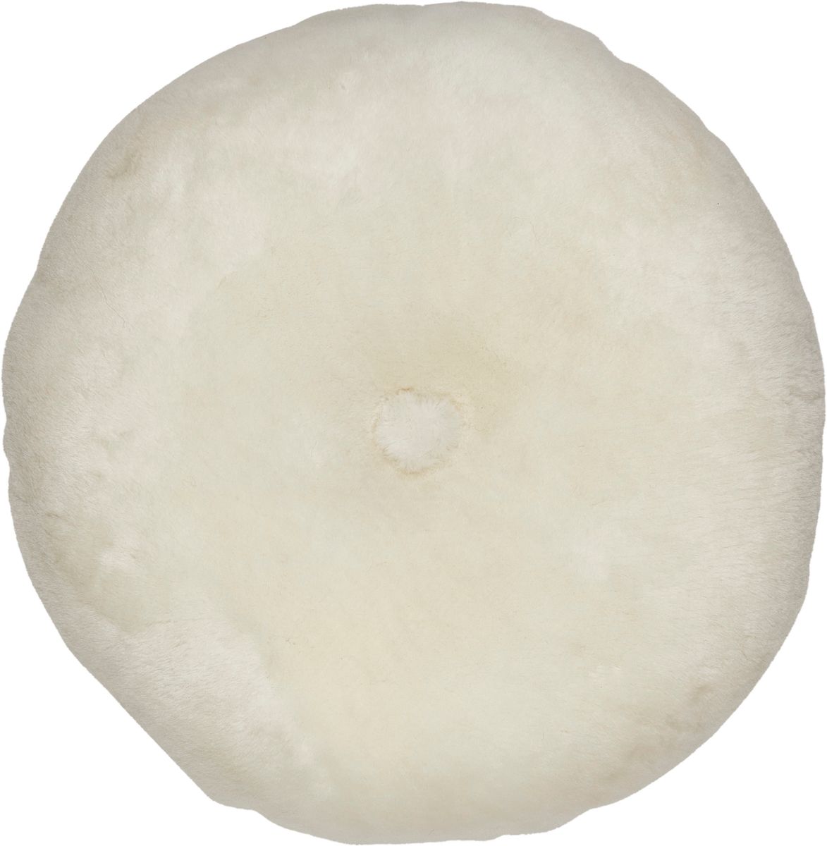 Lampaannahkainen tyyny | Mokasiini | Kaksipuolinen | Ø 45 cm
