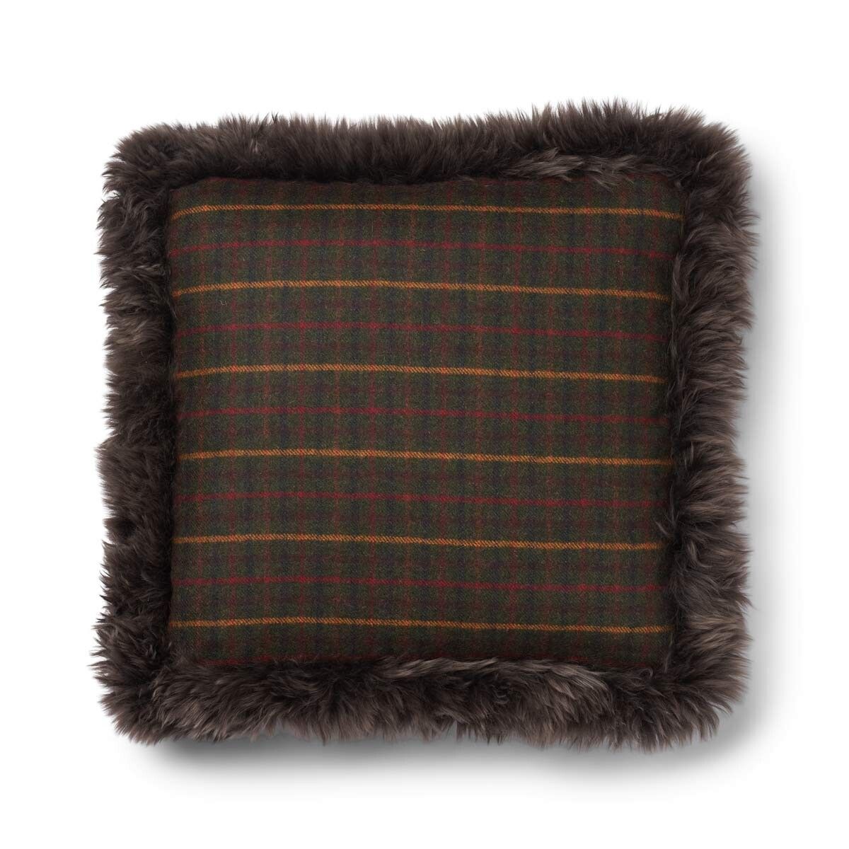 Tarkastettu kokoelma | Villatyyny | Pitkäkarvainen | Kaksipuolinen | 52x52 cm