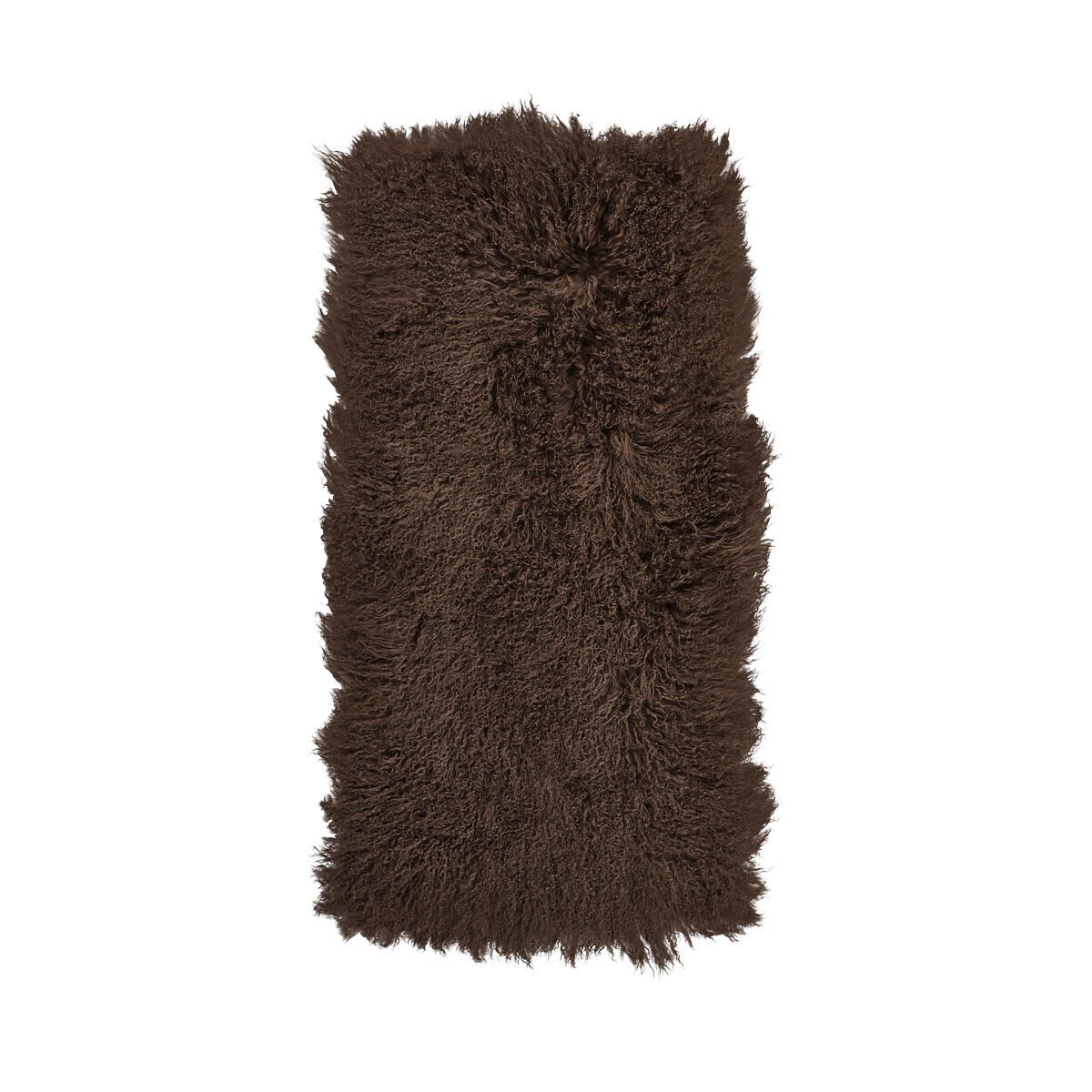 Lampaannahkainen ruudullinen | Kihara | Tiibet | 60x120 cm