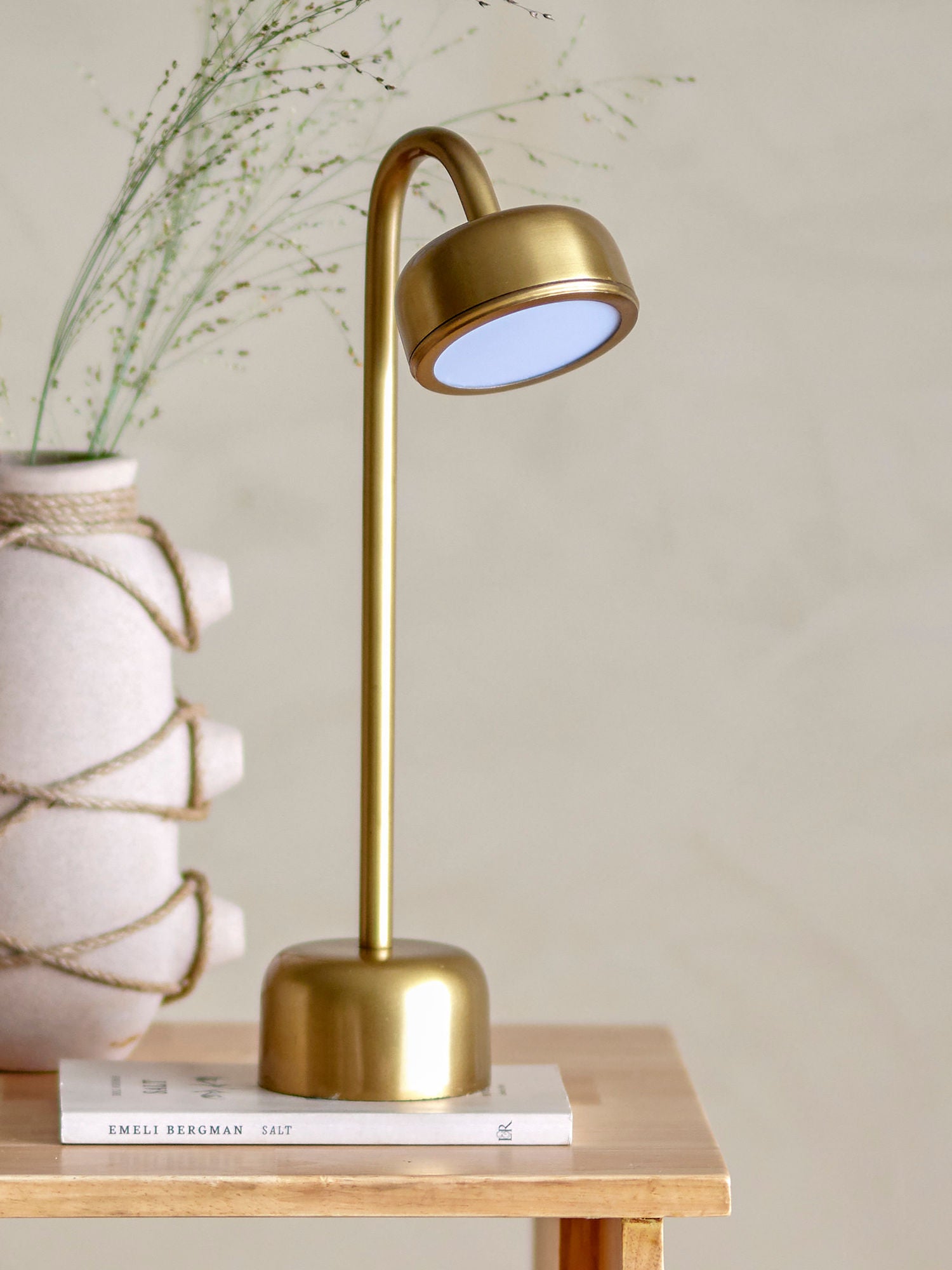 Bloomingville Nico Portable Lamp, ladattava, messinki, metalli