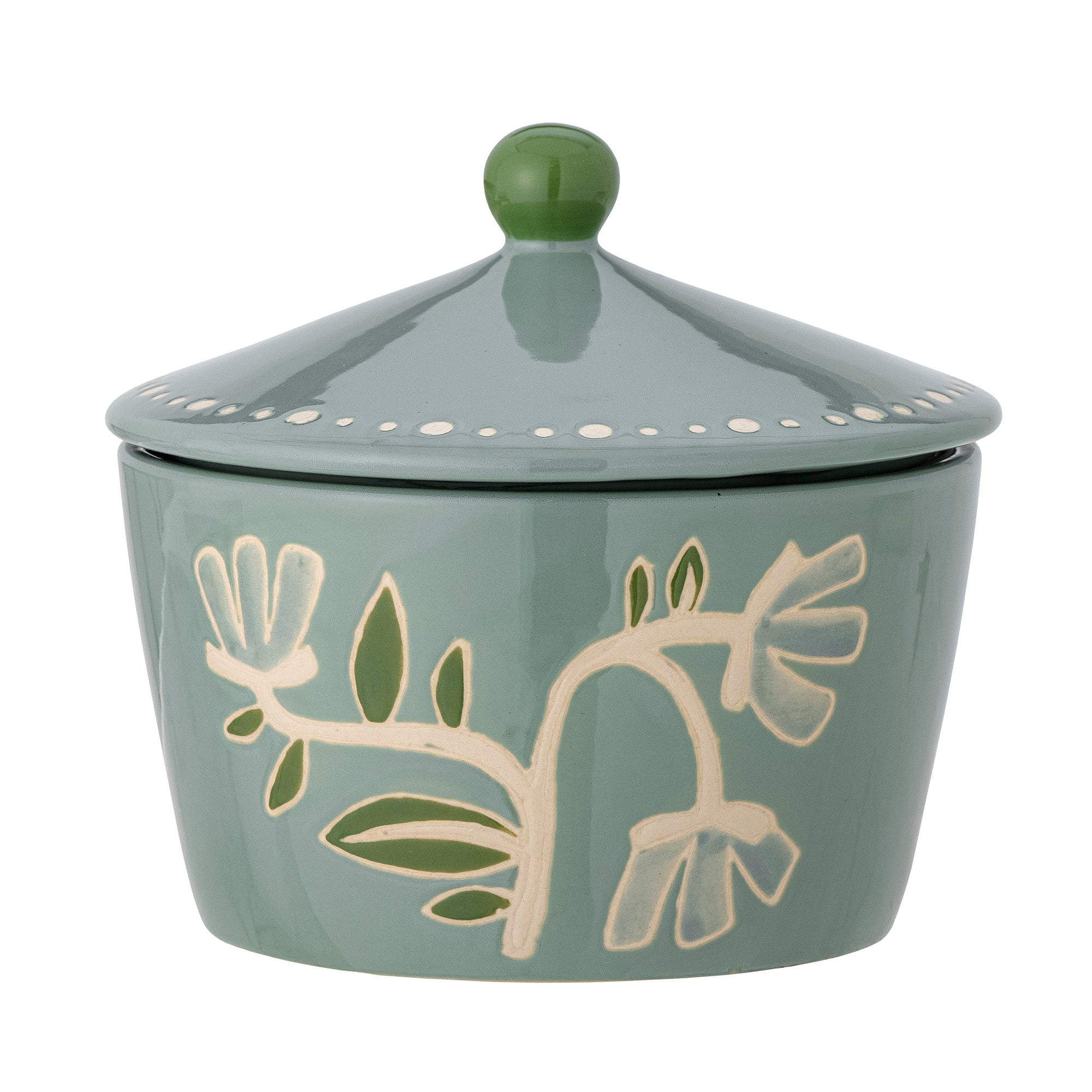 Luova kokoelma Tanger Jar W/LID, vihreä, Stoneward