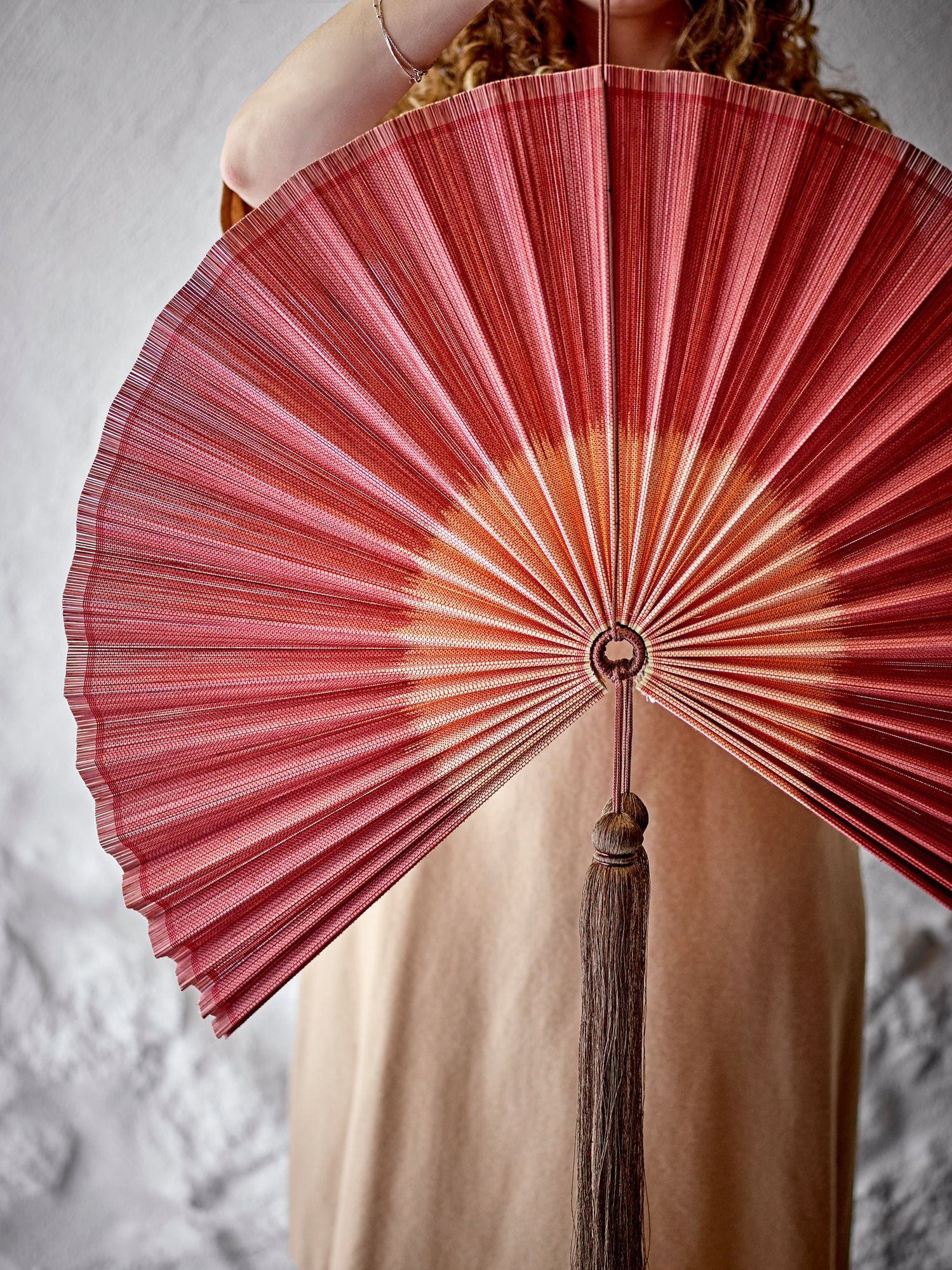 Bloomingville Jaime Wall Discoration, Rosa, Bamboo