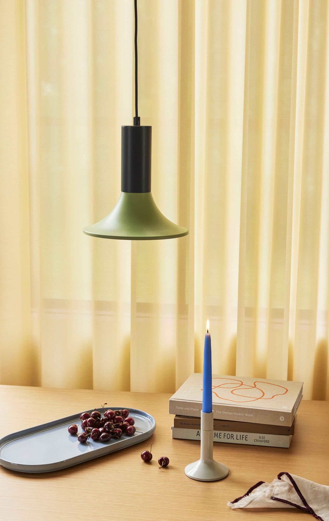 Hübsch Luminary -riipus sininen/vaaleanvihreä