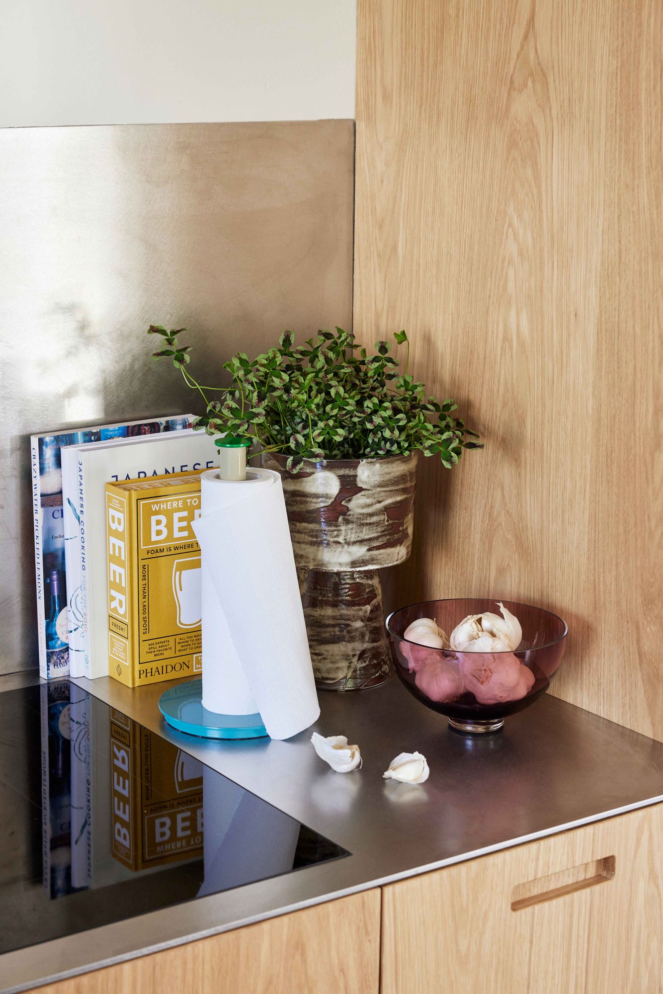 Hübsch Play Kitchen Pull Holder Sininen/Harmaa/Vihreä