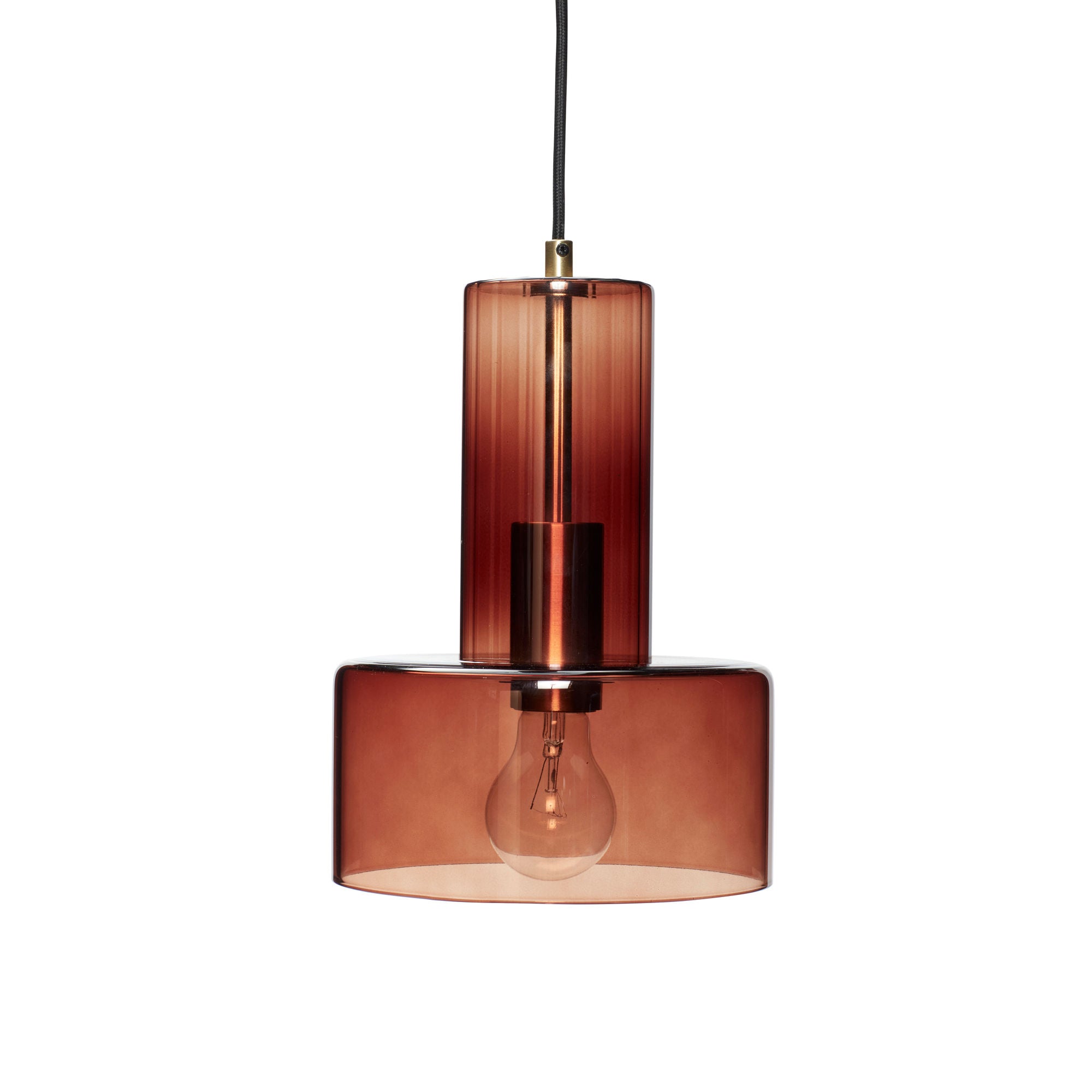 Ripple Pendant Amber väri - ø20xh27cm