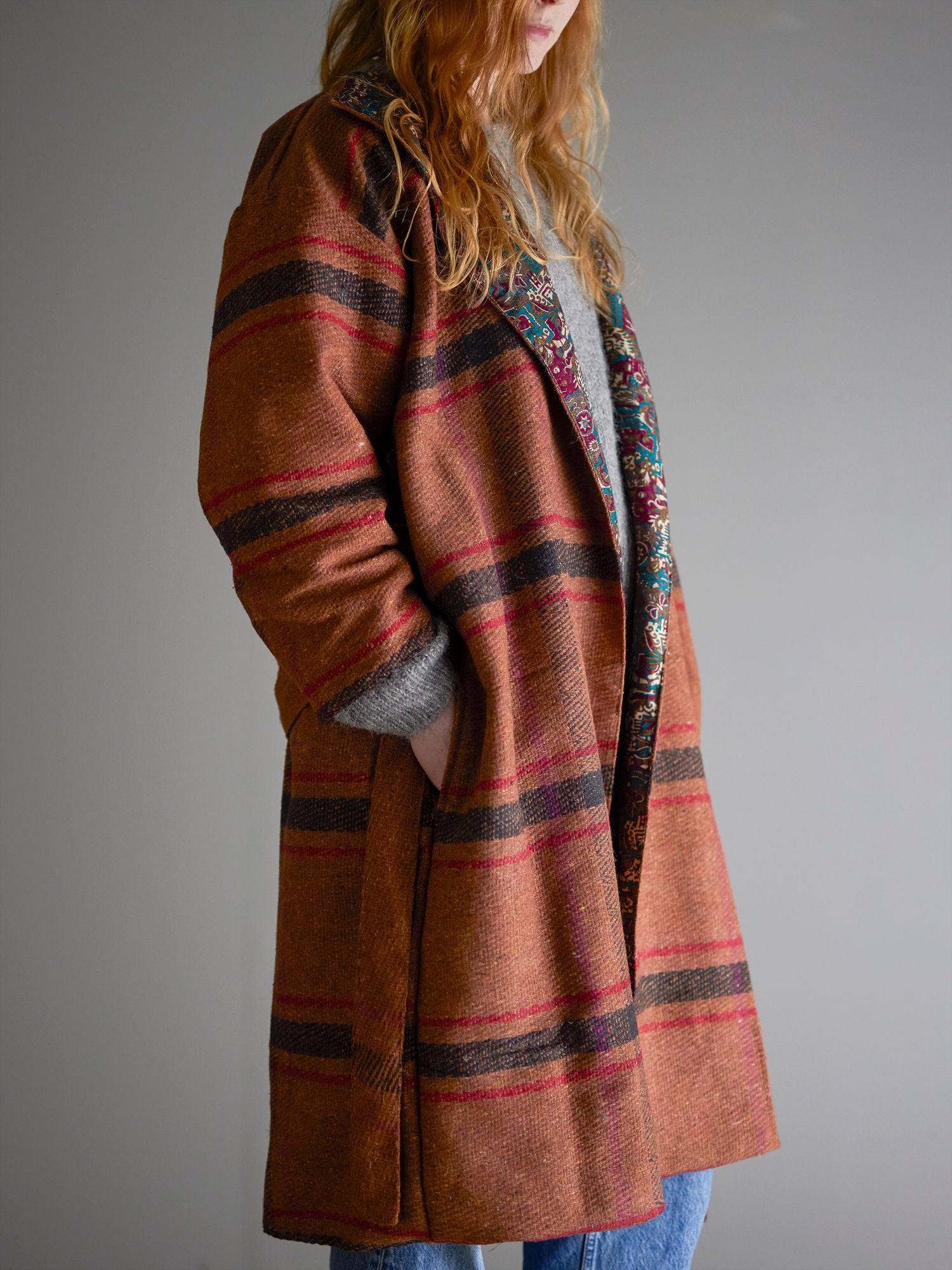 Luova kokoelma Rieti Kimono, Brown, Upcled