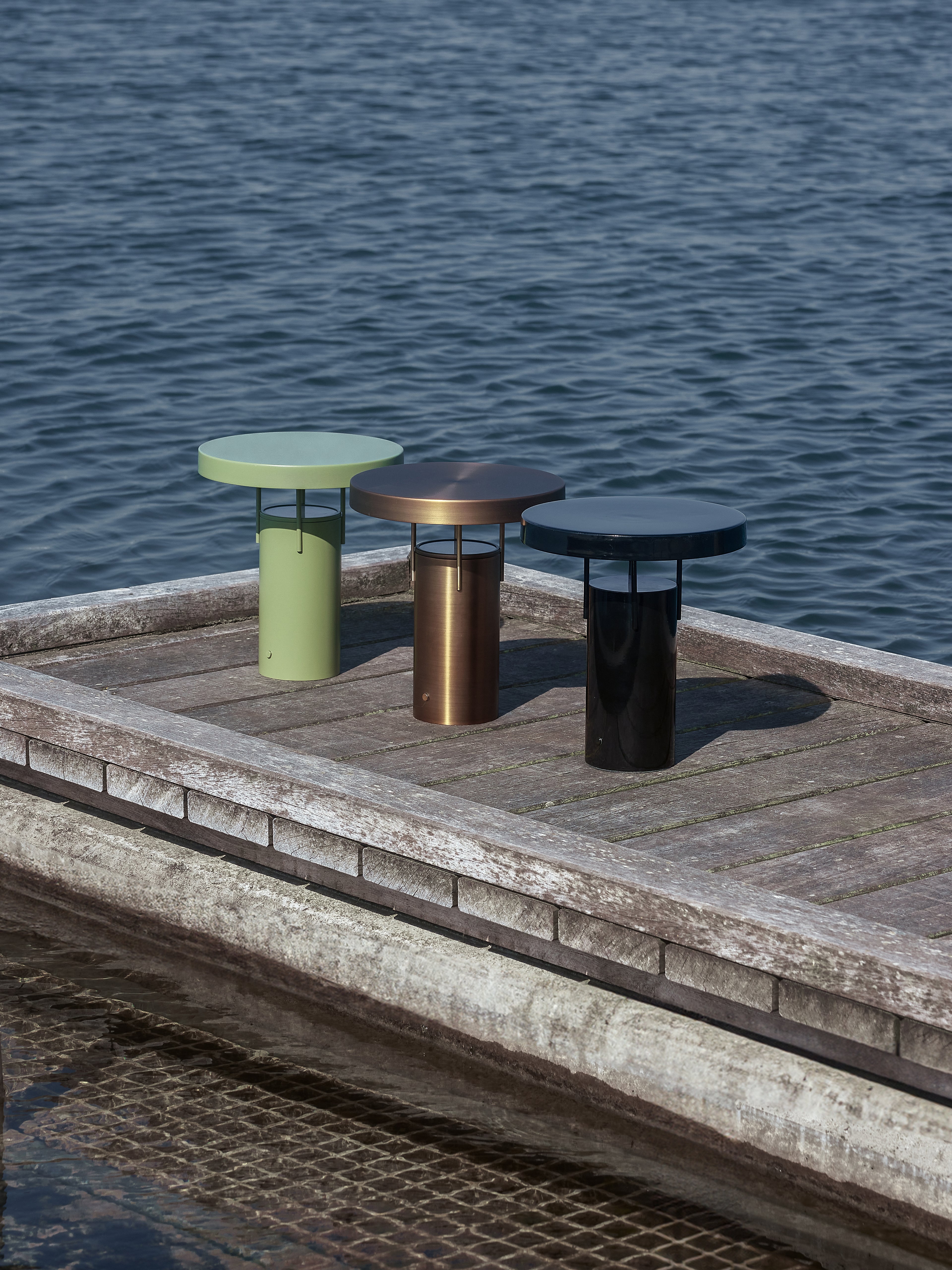 Tuo kannettava lamppu musta - Ø25xh28cm