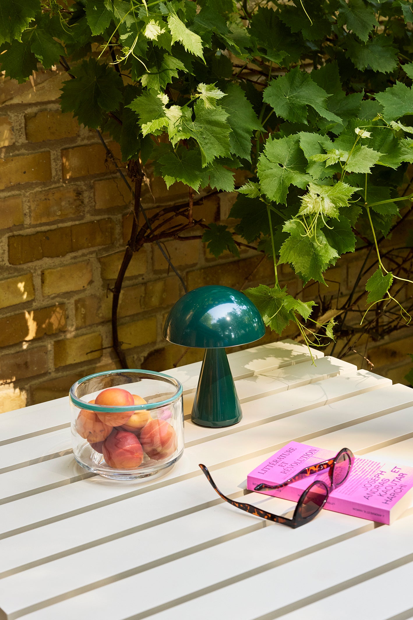 Mush kannettava lamppu Tummanvihreä - ø15xh20cm