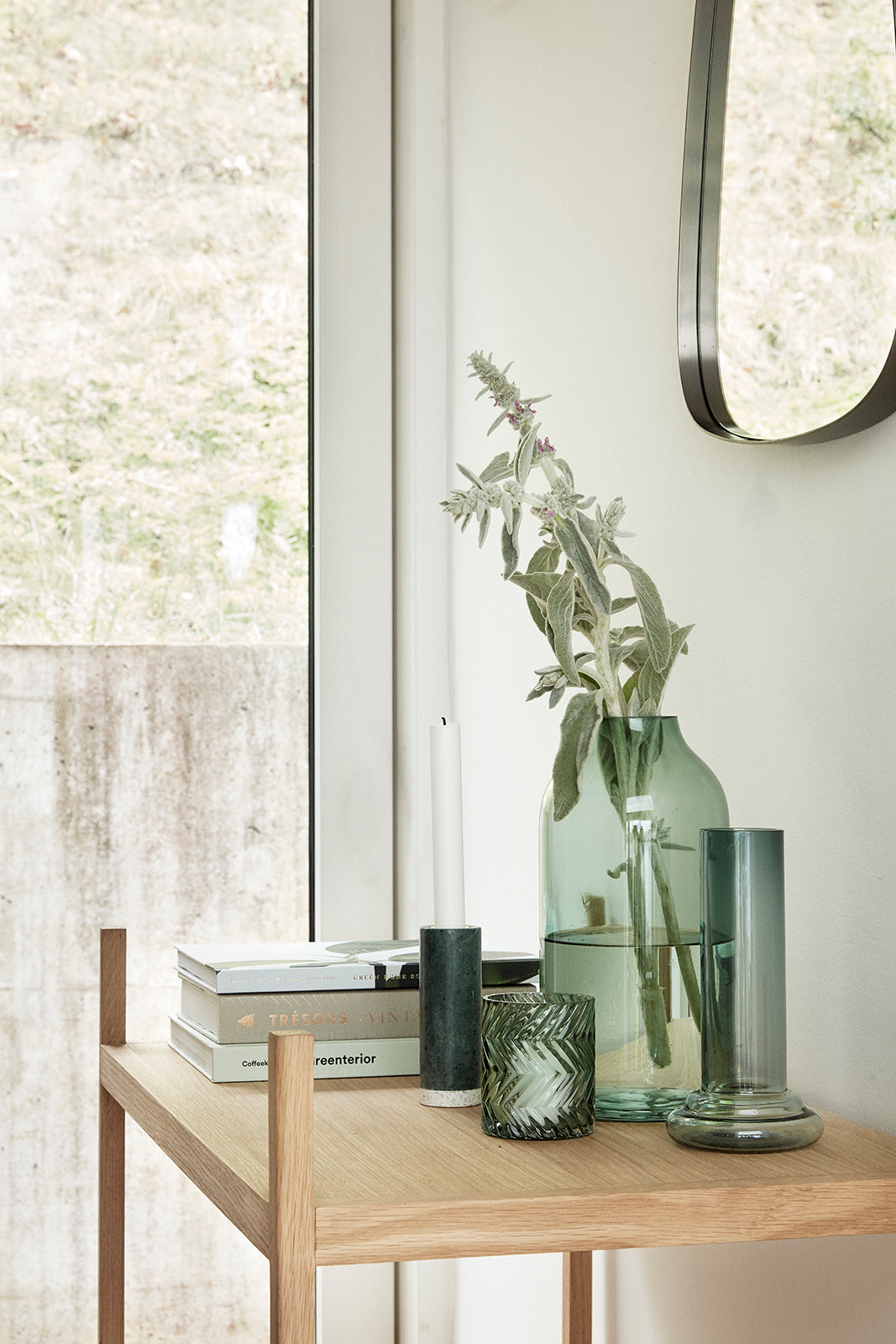 Kirjastohylly pieni luonto - 80x45xh90cm