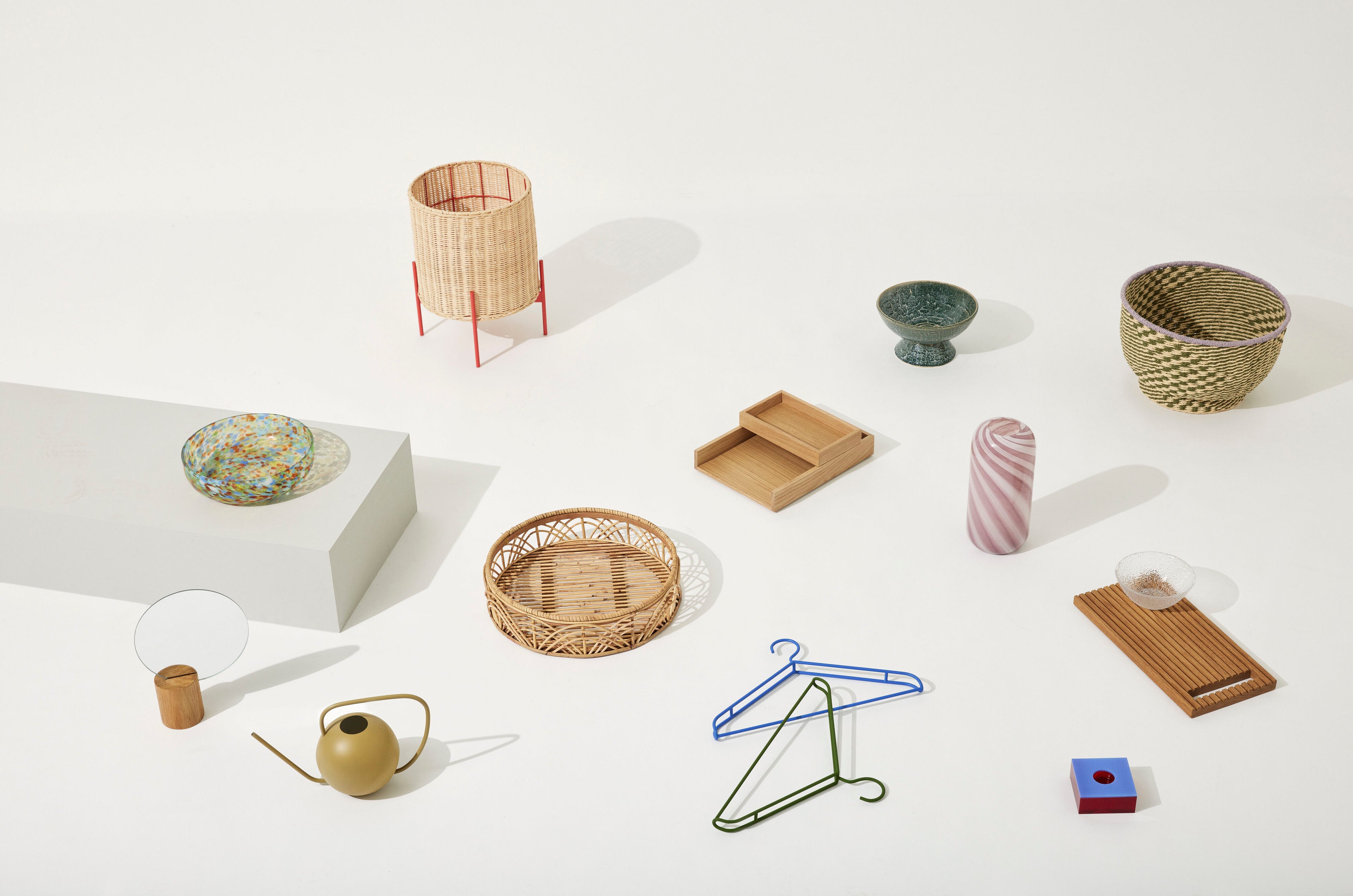 Peppy Curve Nature/Green (Sarja 2) - Ø34xH21, Ø38xh26cm