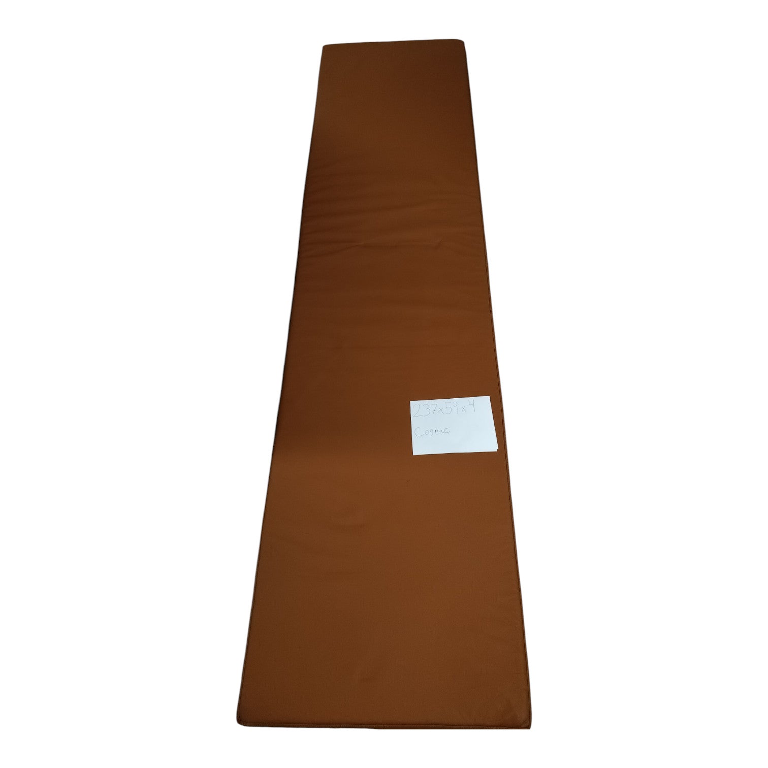 Jäännöserä - 237x59x4 cm konjakin nahassa
