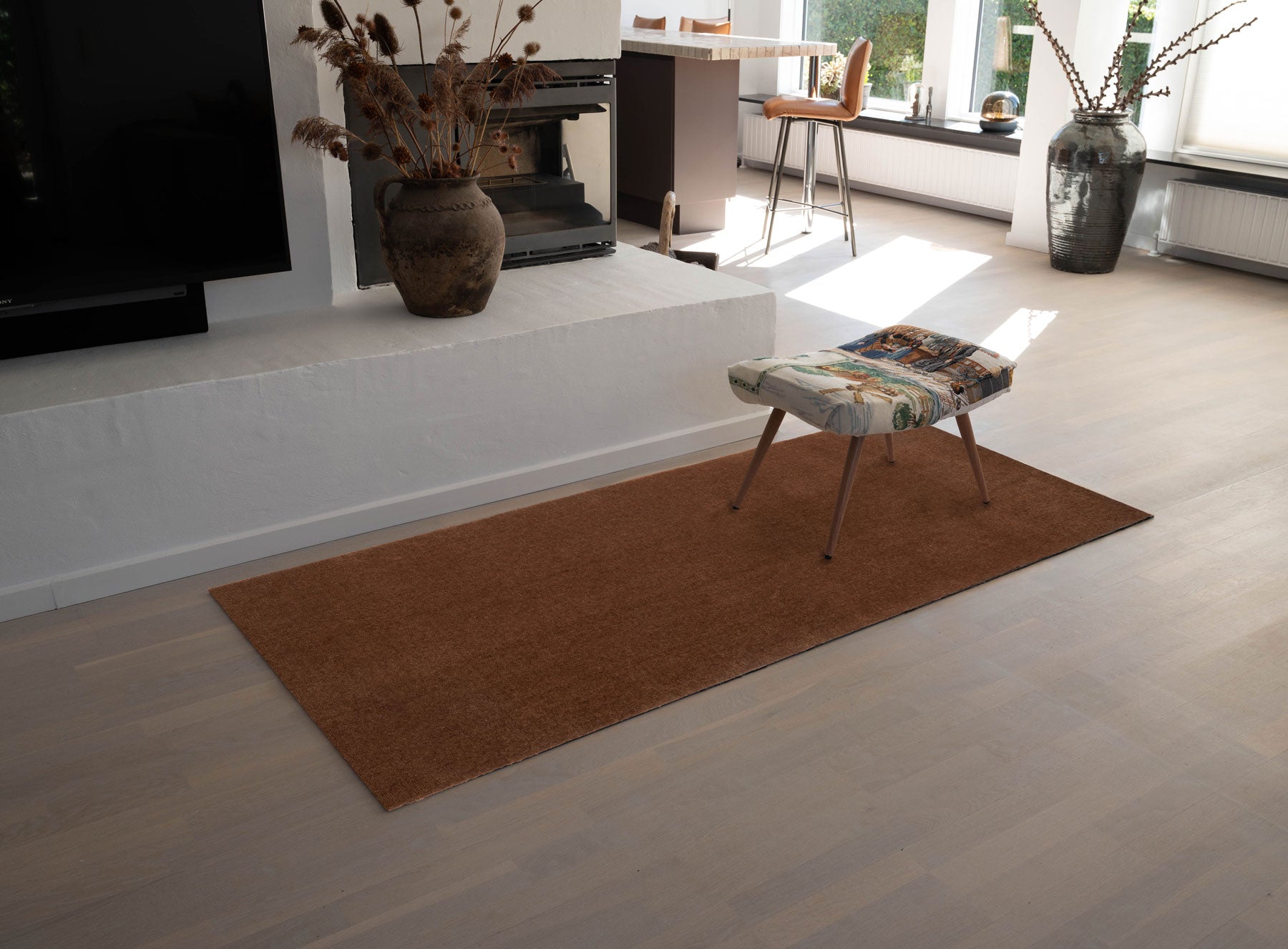UUSI MATTO/MATTO 90 x 200 CM - UNI COLOR/COGNAC - Tica Copenhagen - DesignGaragen.dk