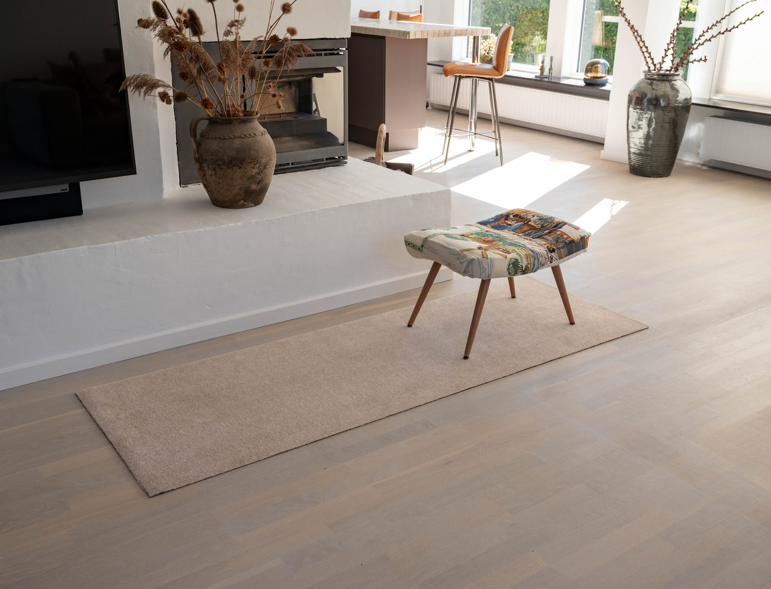 TÆPPE/MÅTTE 67 x 250 CM - UNI COLOR/IVORY - Tica Copenhagen - DesignGaragen.dk