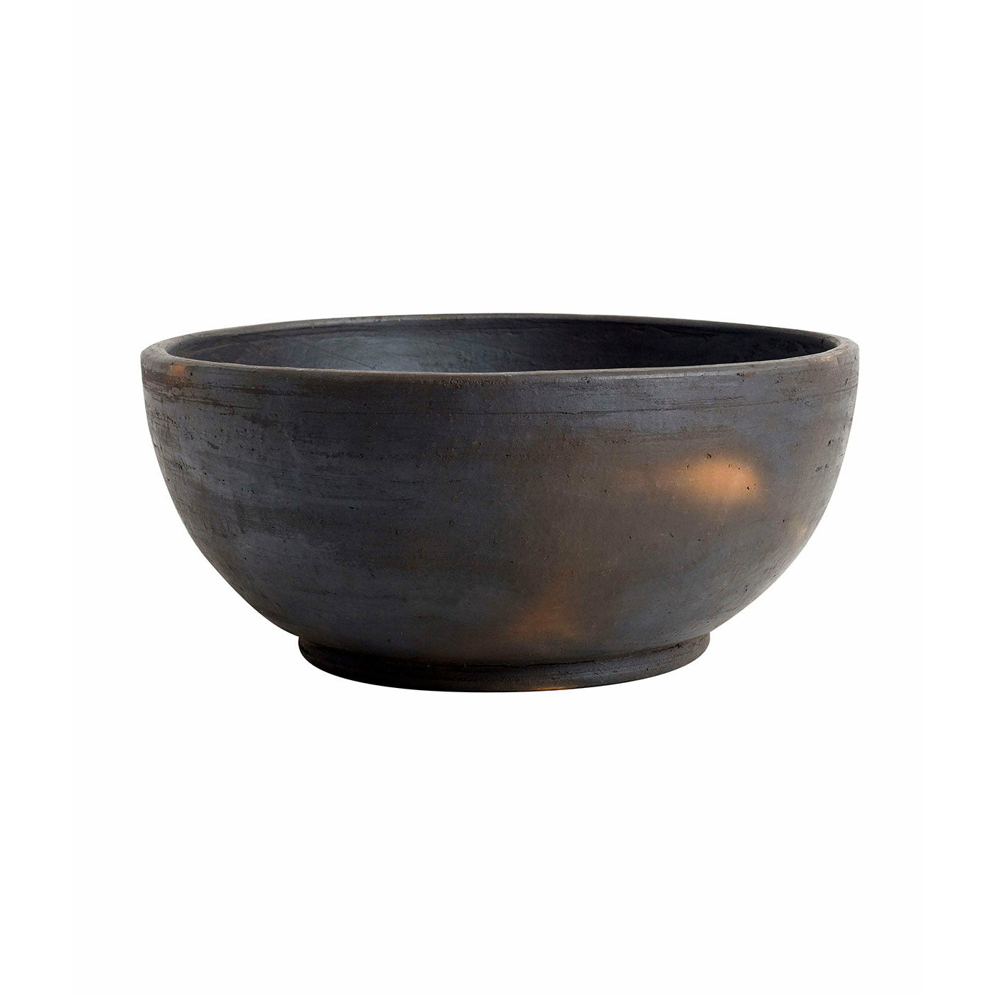 Muubs Skål Hazel L - Brun - Teracotta - H: 9,5 Ø: 23 cm - DesignGaragen.dk.