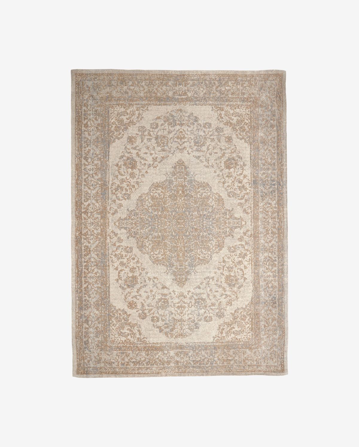 Pearl kudottu puuvillapeitto - 200x290 - hiekka/beige