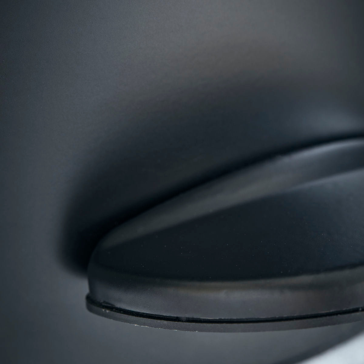 Talo -lääkäri - roskat, Eda, musta - H: 31 cm, Dia: 29,5 cm