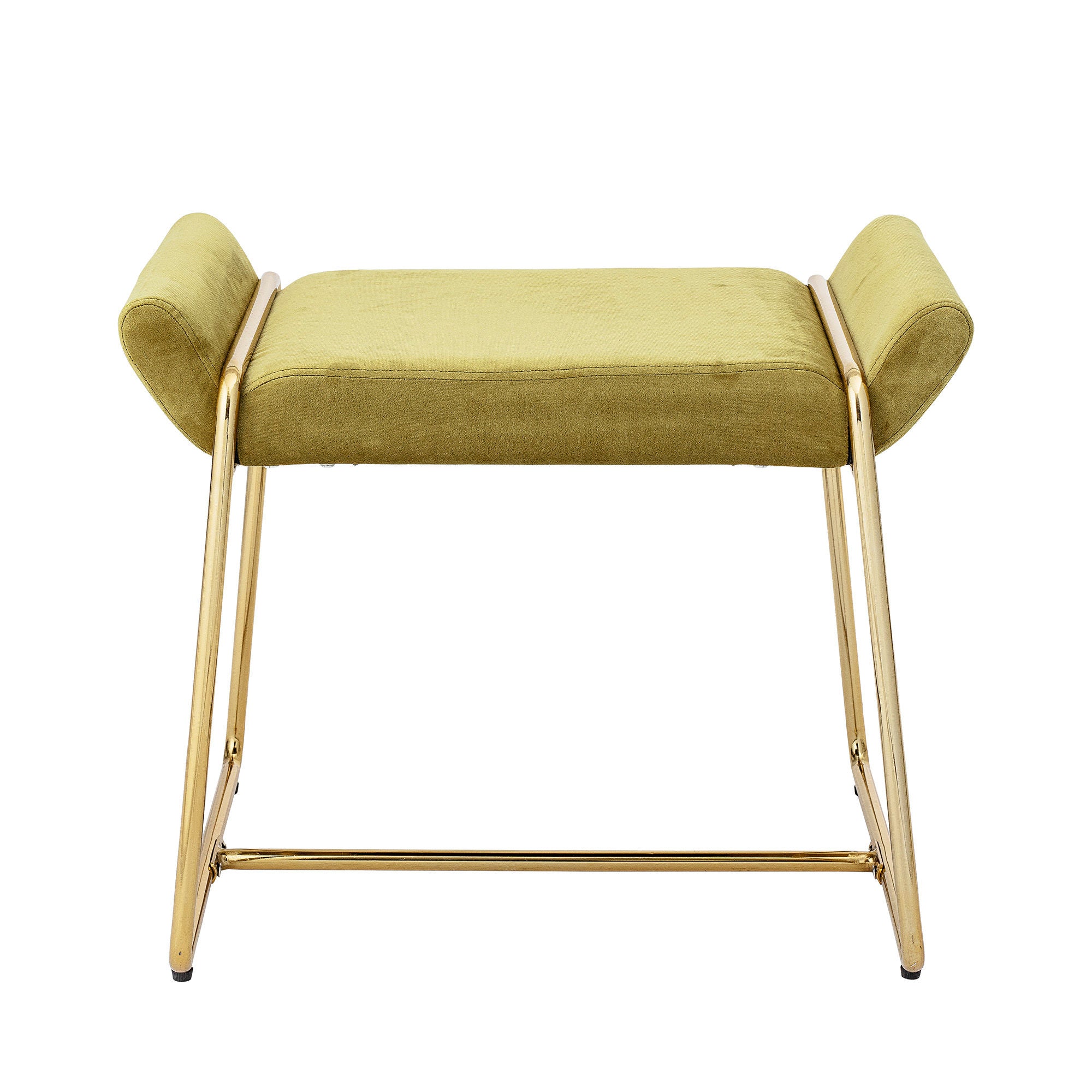 Bloomingville Megan Taburet, Gul, Polyester - Bloomingville - DesignGaragen.dk