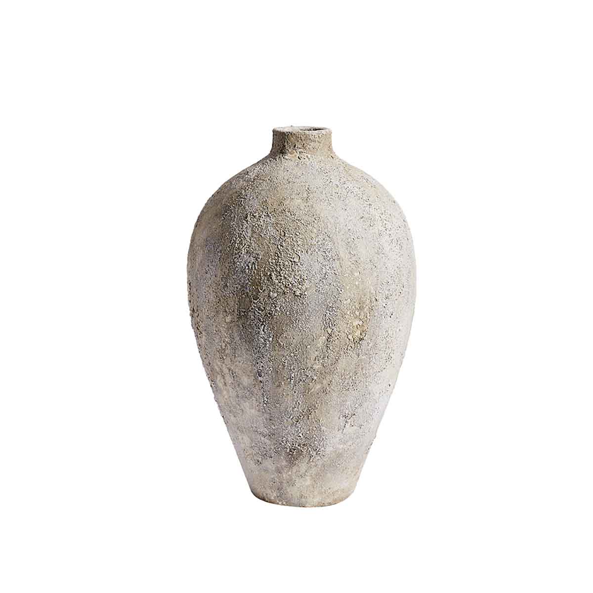 Krukke Luna Grey 80 - Grå - Terracotta - H: 80 Ø: 45 cm - Muubs - DesignGaragen.dk