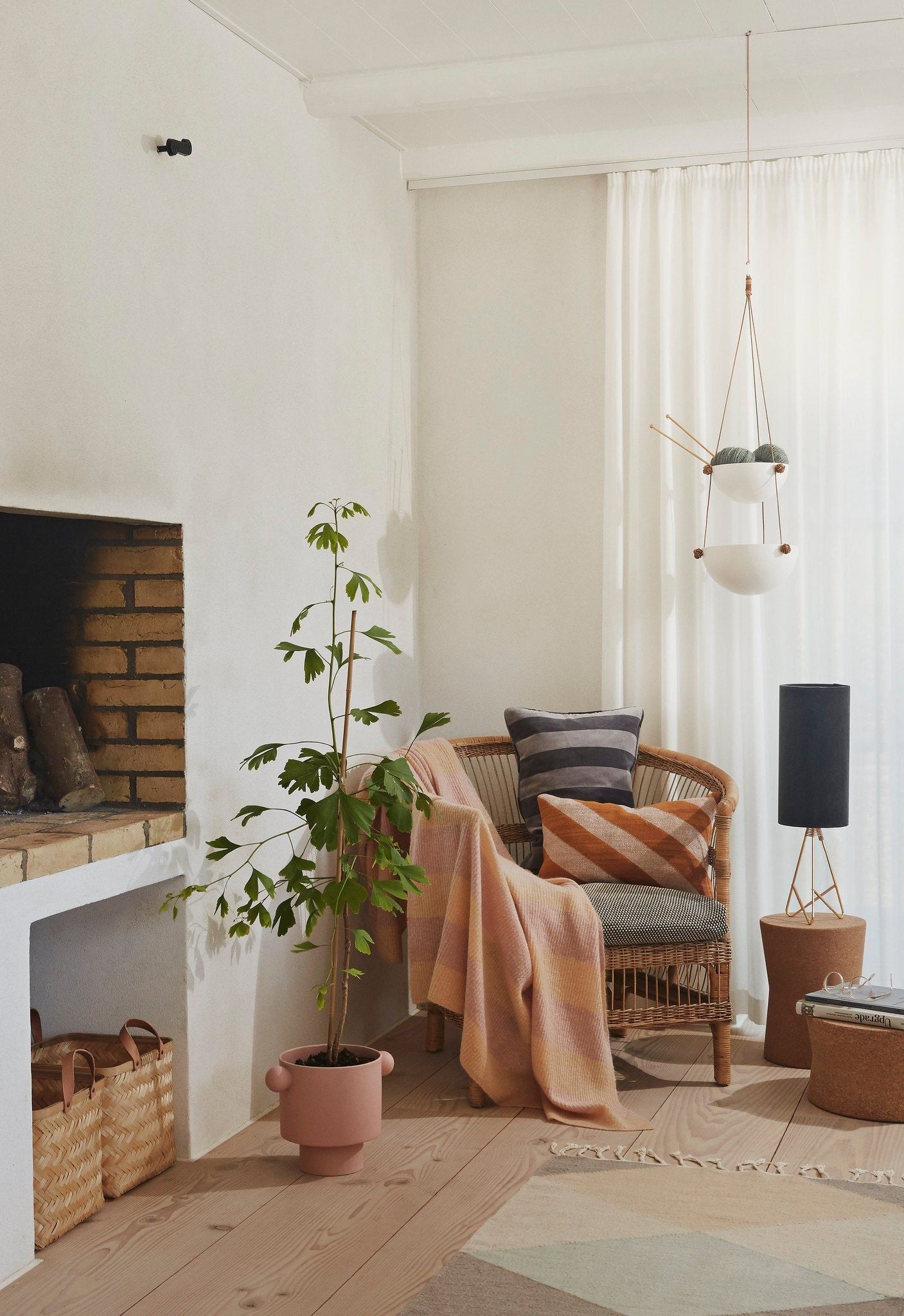 Oyoy Living Pif paf Puf Haming Buse - 2 kulhoa - valkoinen