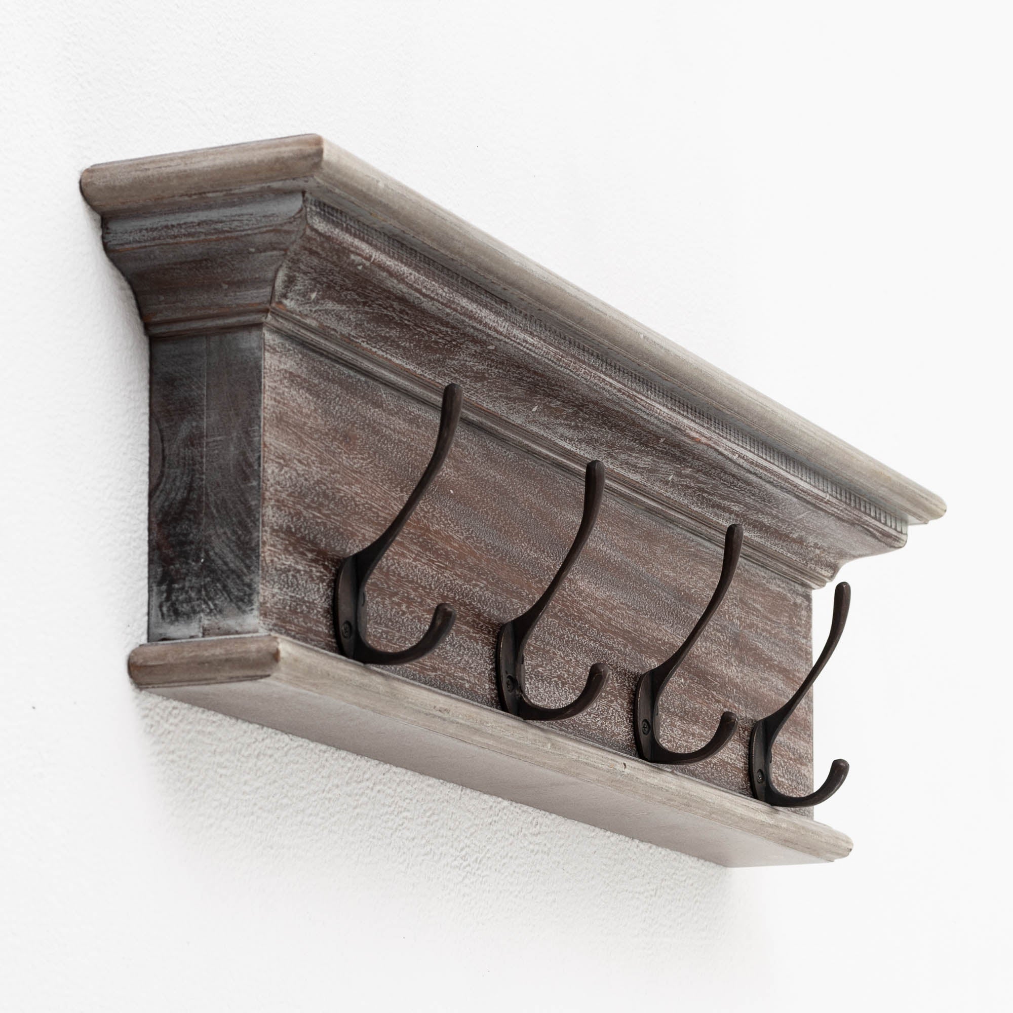 Halifax Knagerække Farve 4 Kroge Naturlig Wash - NovaSolo - DesignGaragen.dk