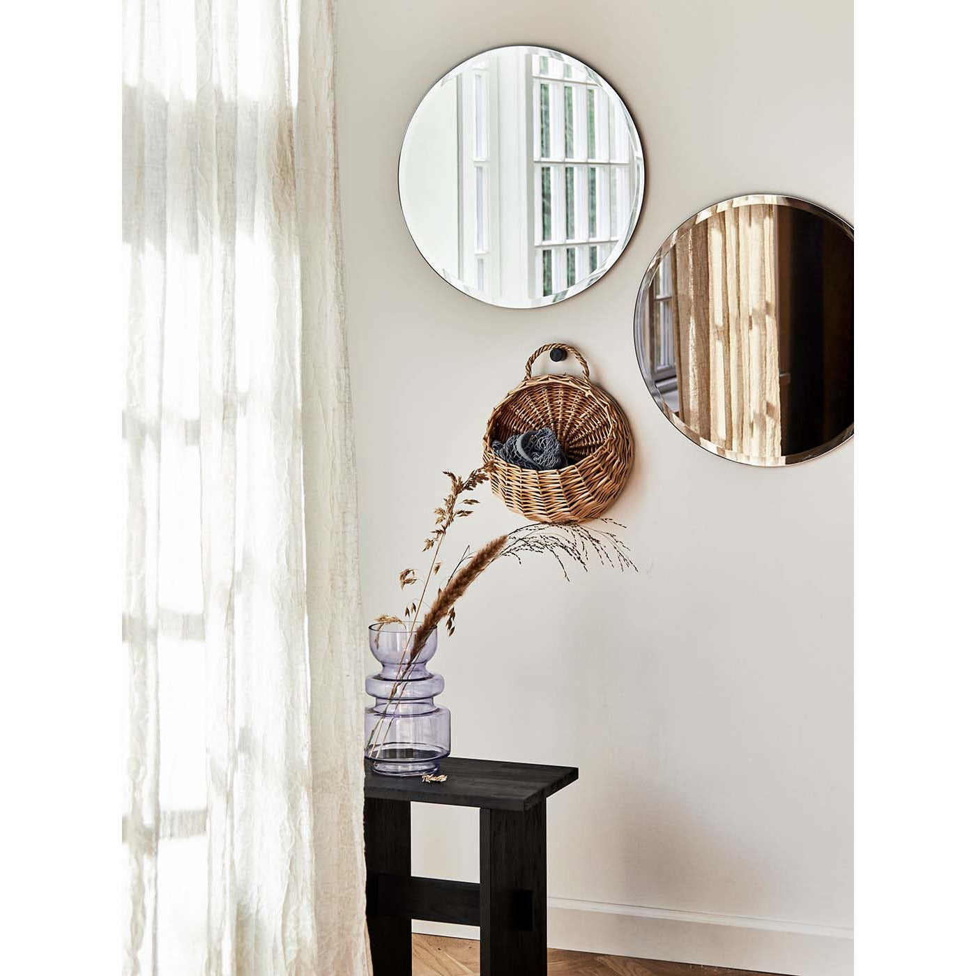 FACET rundt spejl Ø50 cm - Bronze - MOUD HOME - DesignGaragen.dk