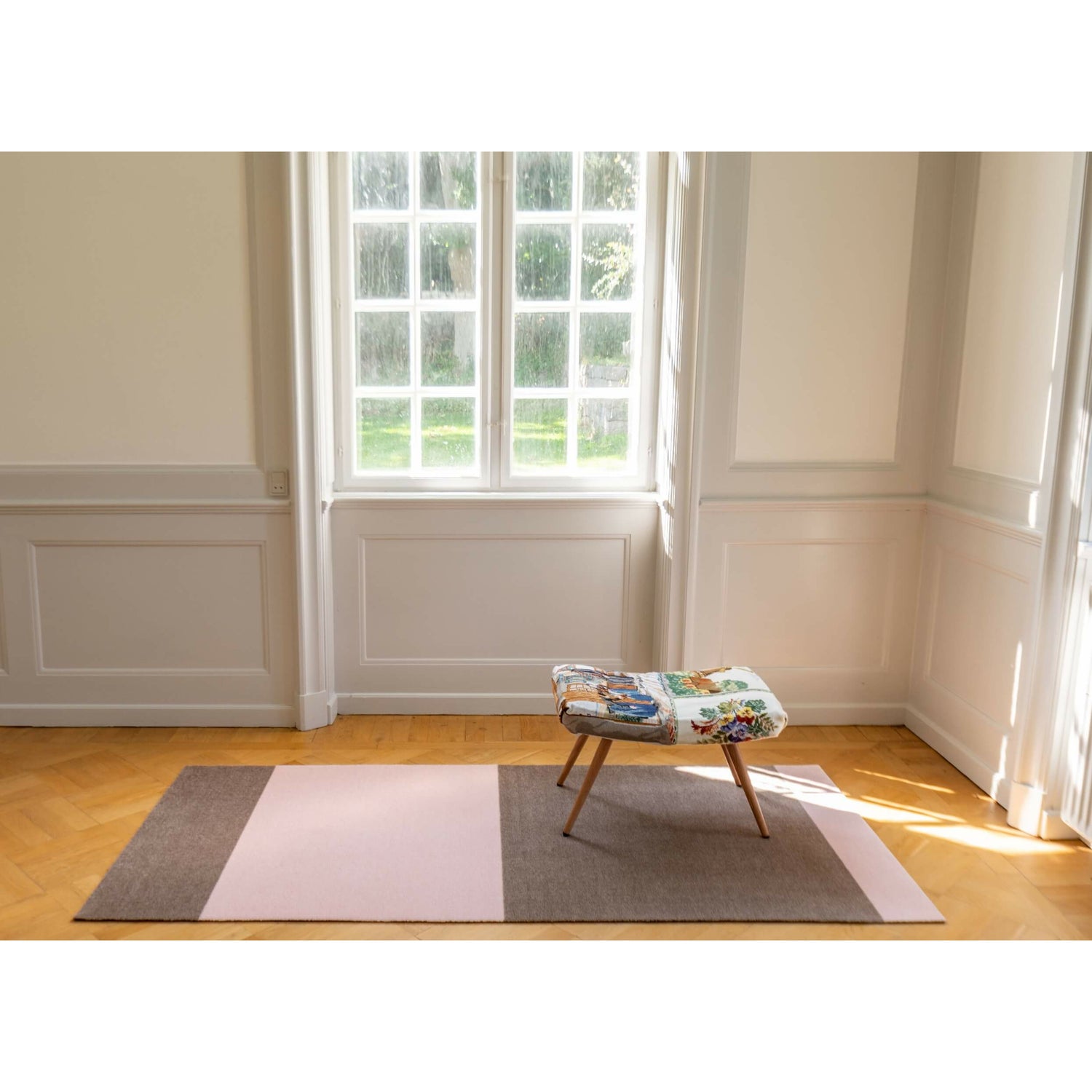 STRIPES HORISONTAL - SAND/LYS ROSA - Tica Copenhagen - DesignGaragen.dk