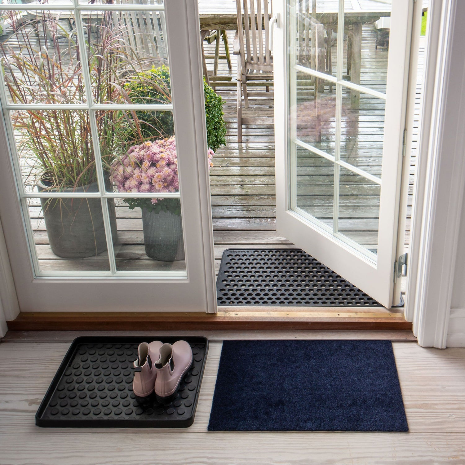 GULVMÅTTE 40 x 60 cm - UNI COLOUR/BLUE - Tica Copenhagen - DesignGaragen.dk