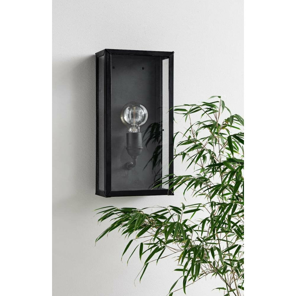 EOS -seinävalaisin / ulkovalaisin - H40 cm - musta