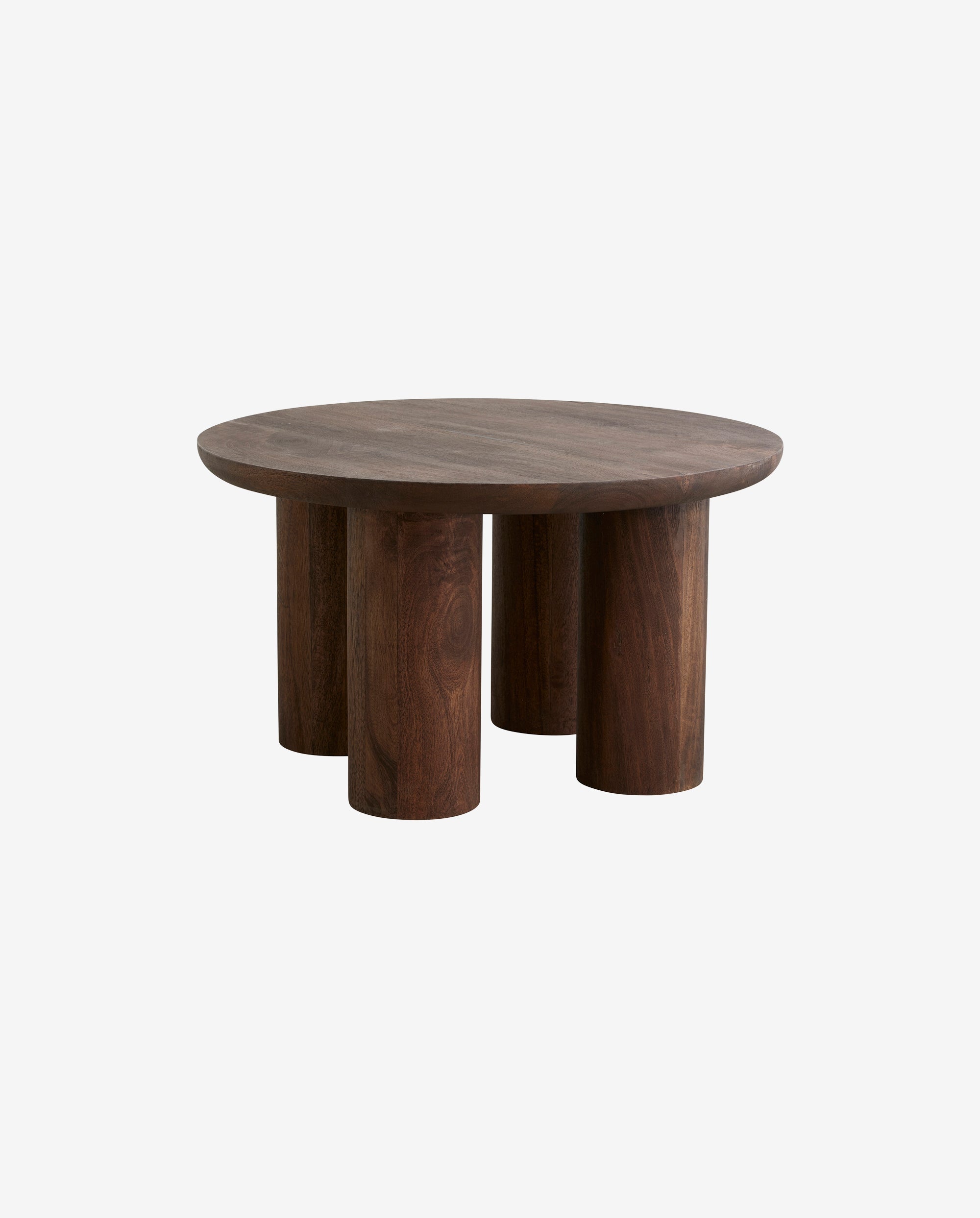 Helin -sohvapöytä mangopuissa - H40 cm - tummanruskea