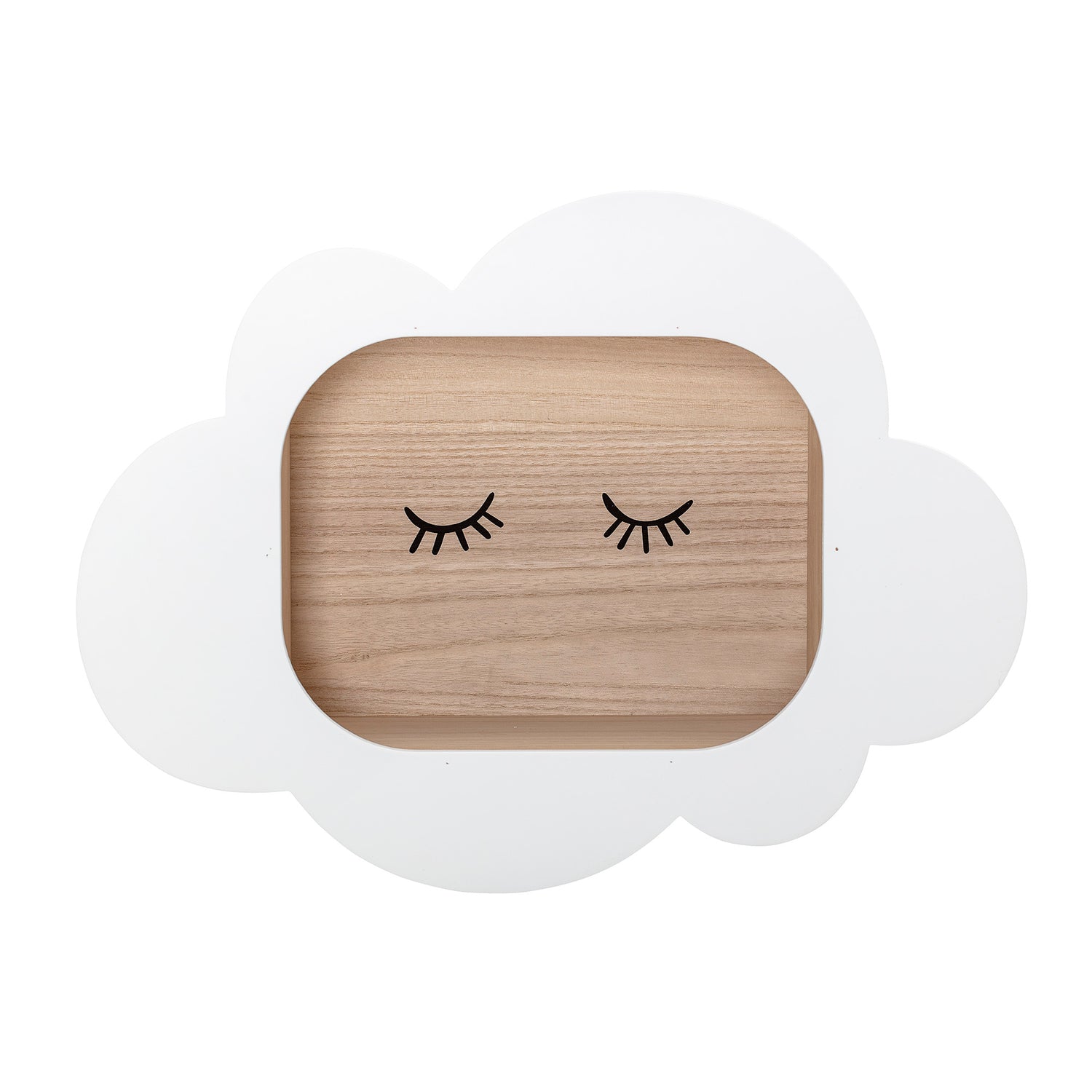 Shahin Display kasse, Hvid, Kejsertræ - L50xH37xW19 cm - BLOOMINGVILLE MINI - DesignGaragen.dk